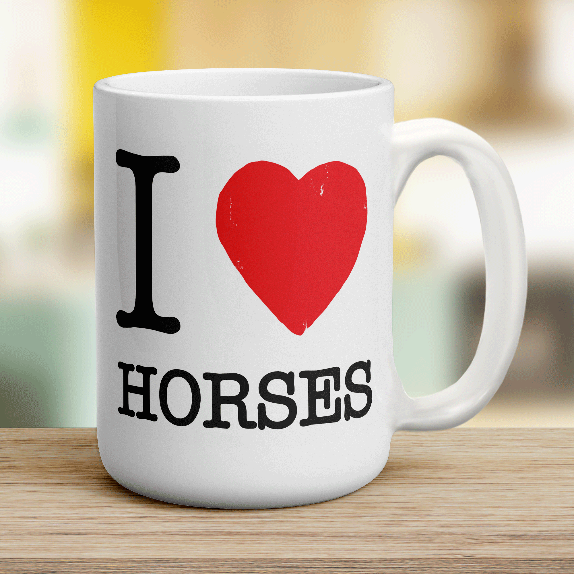 I Heart Horses Mug