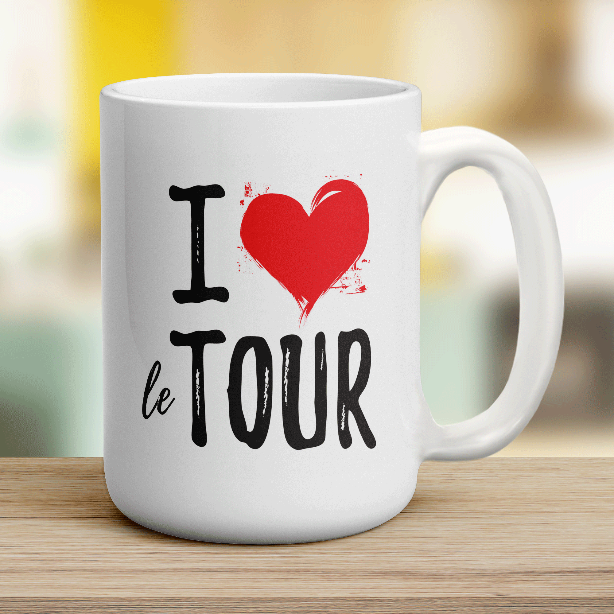 I Heart Le Tour Mug