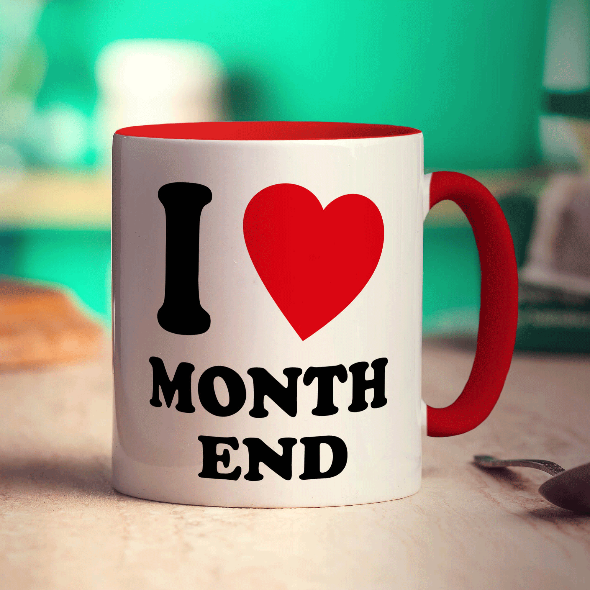 I Heart Month End Mug