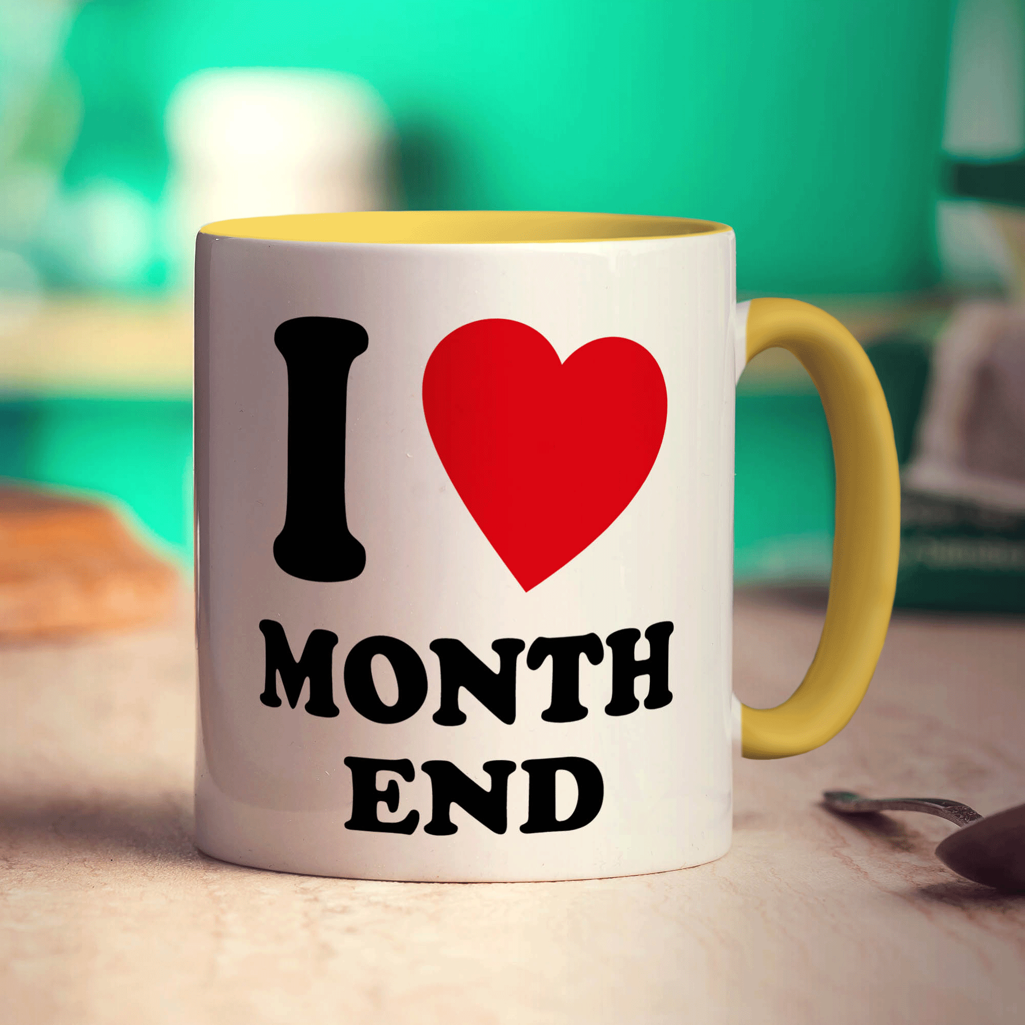 I Heart Month End Mug