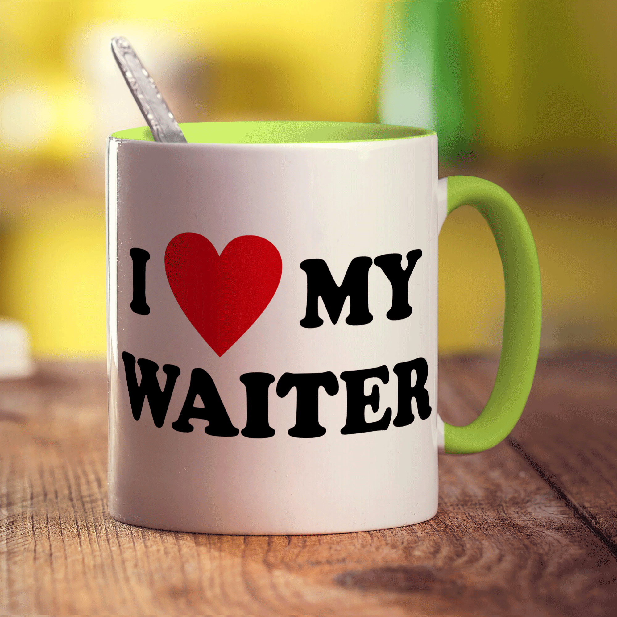 I Heart My Waiter Mug