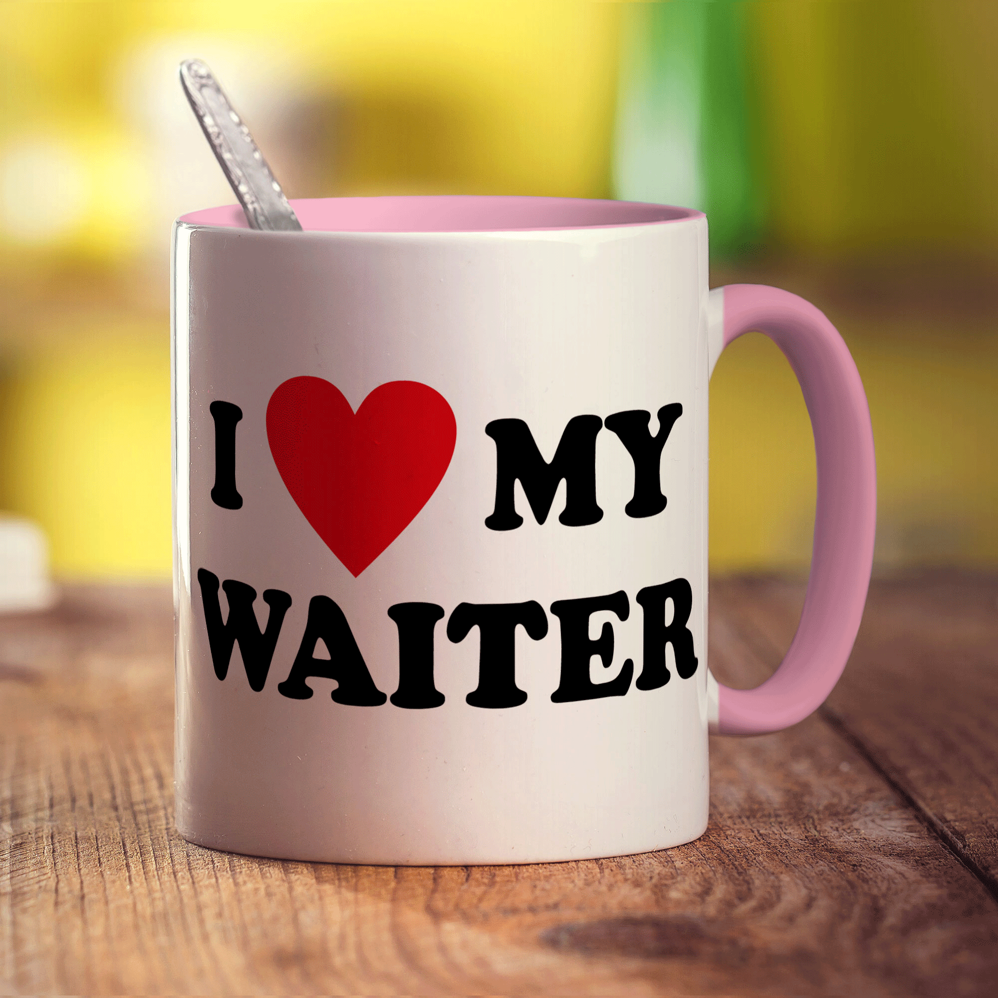 I Heart My Waiter Mug