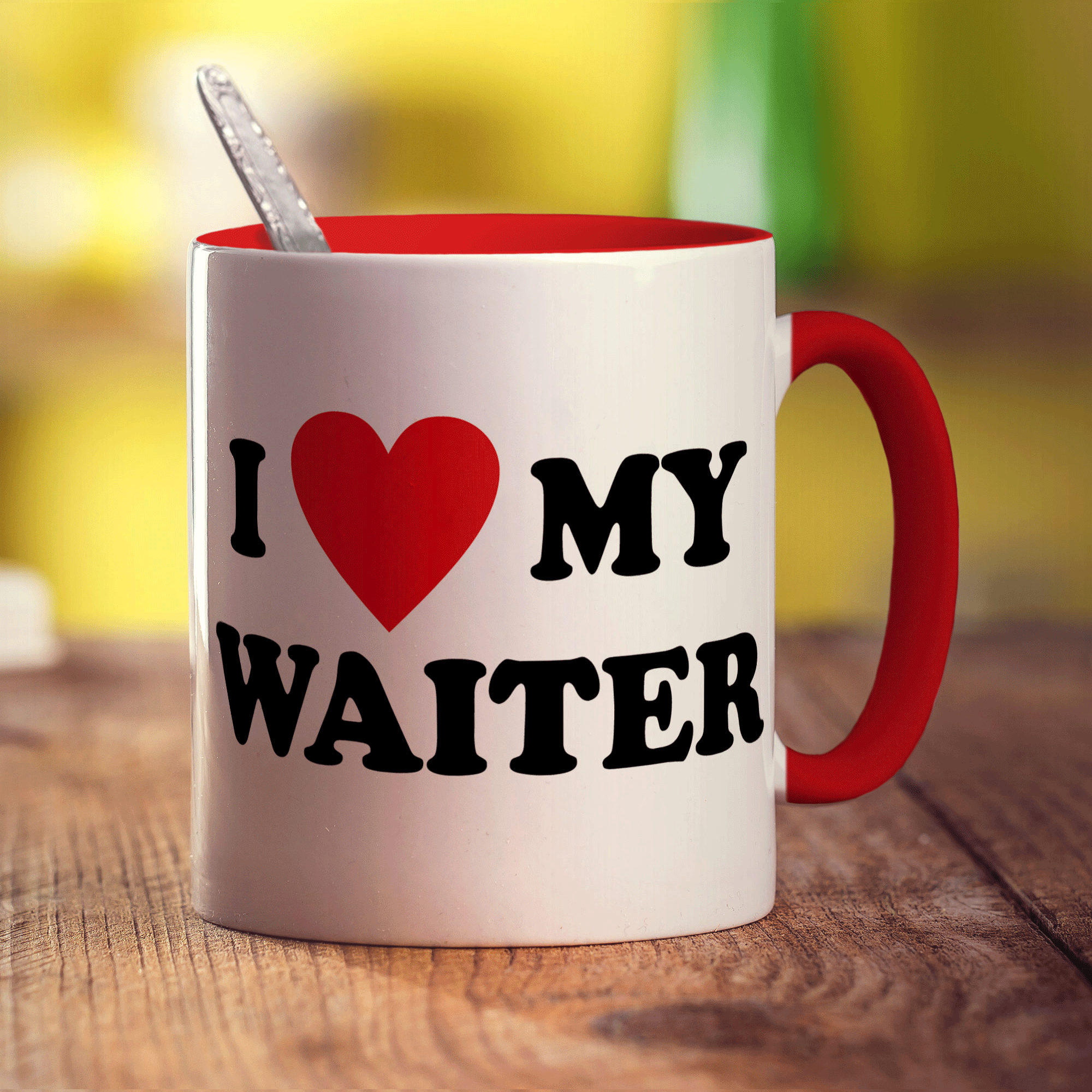 I Heart My Waiter Mug