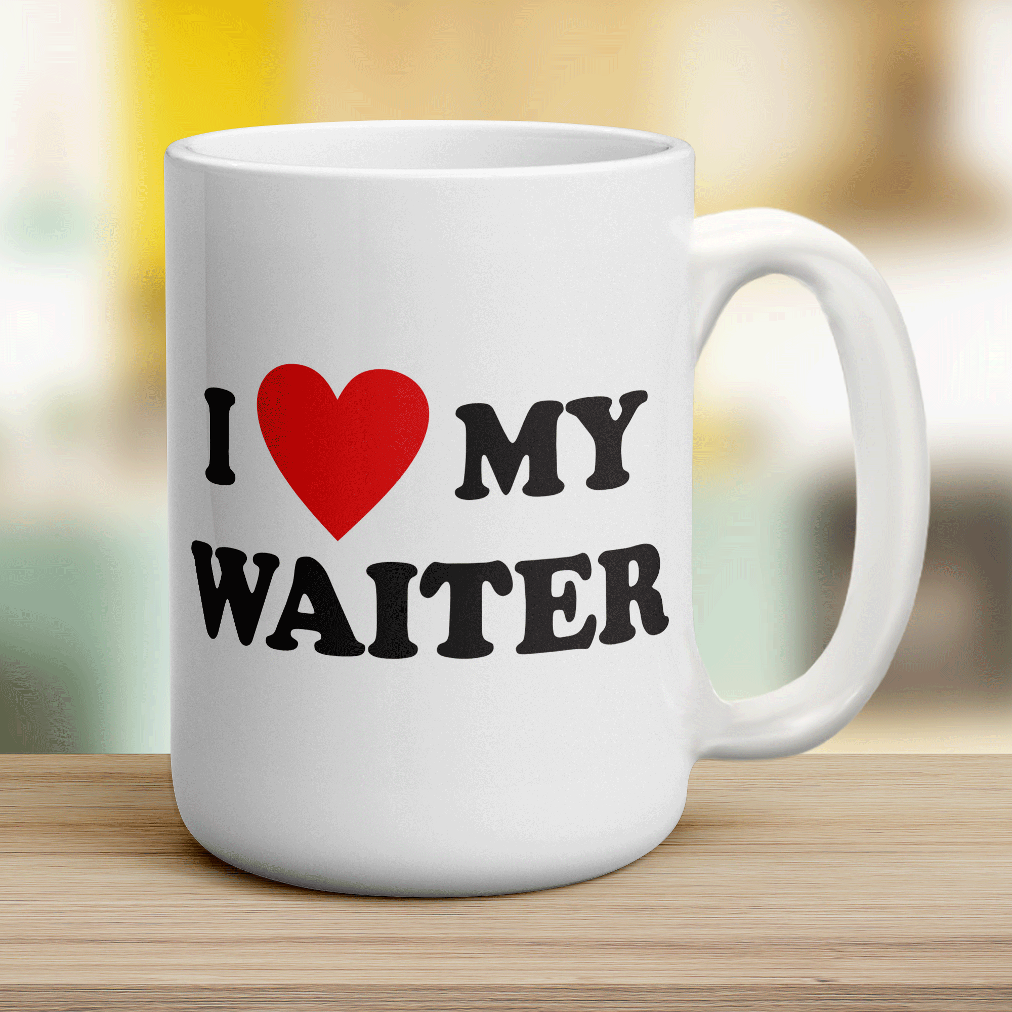 I Heart My Waiter Mug