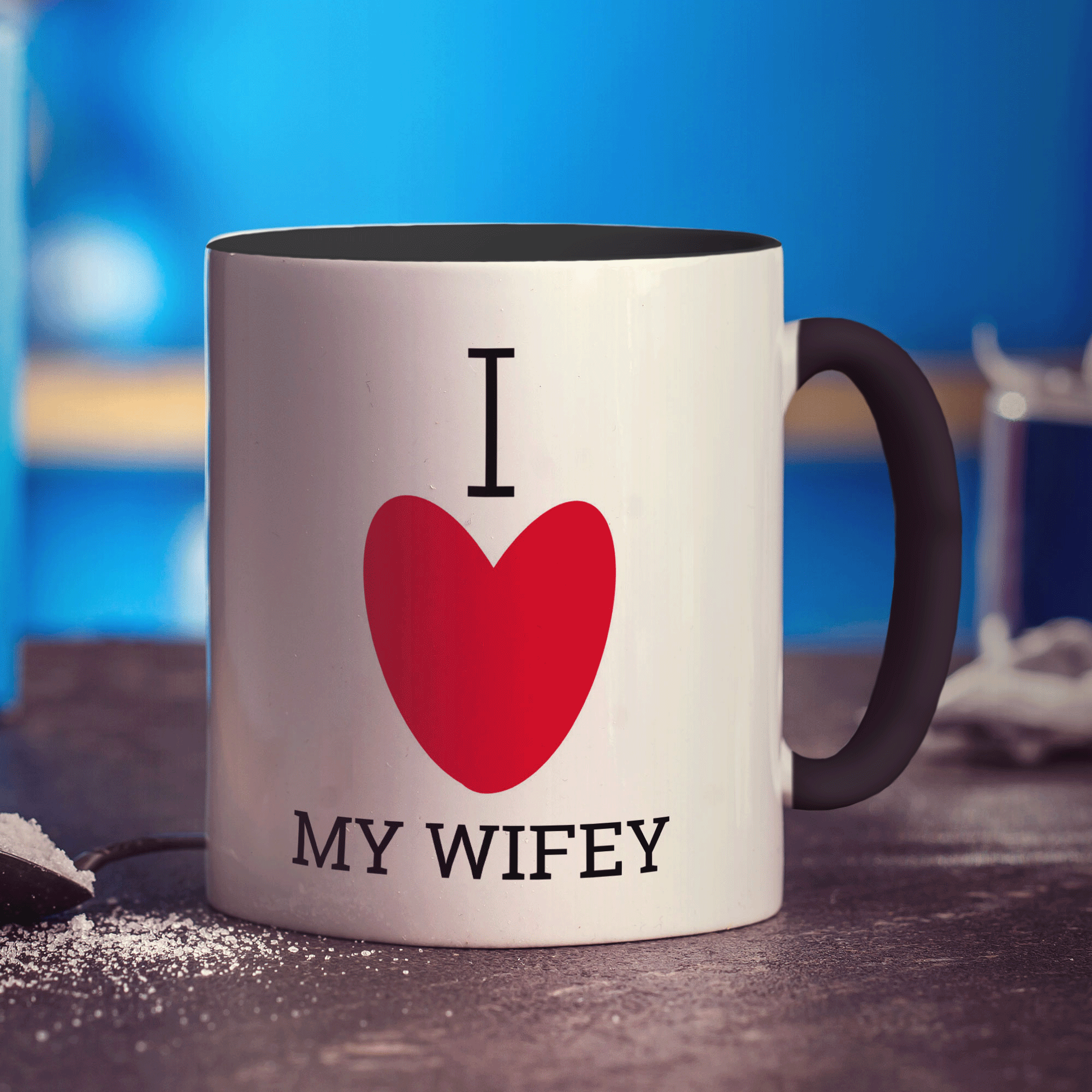 I Heart My Wifey Mug