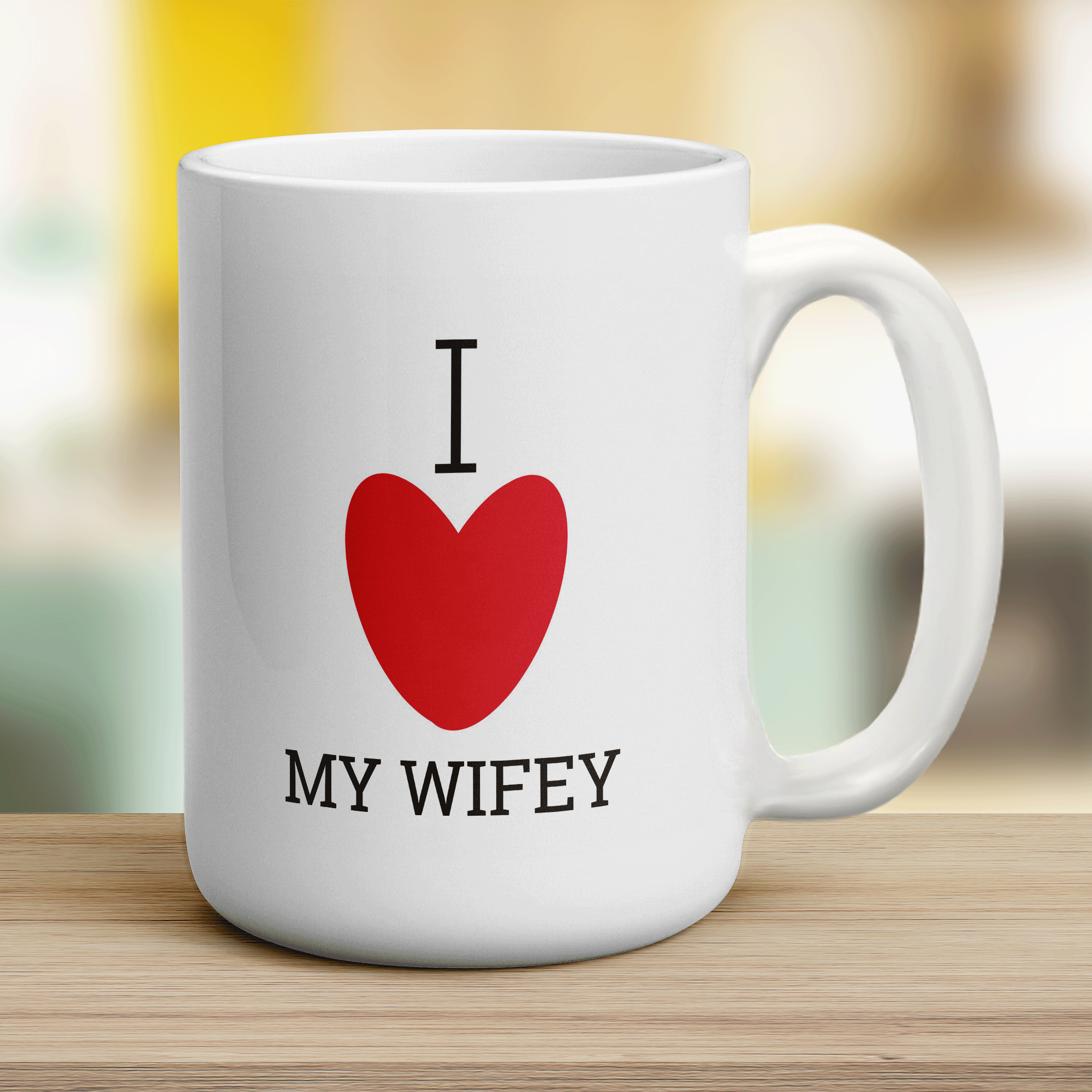 I Heart My Wifey Mug