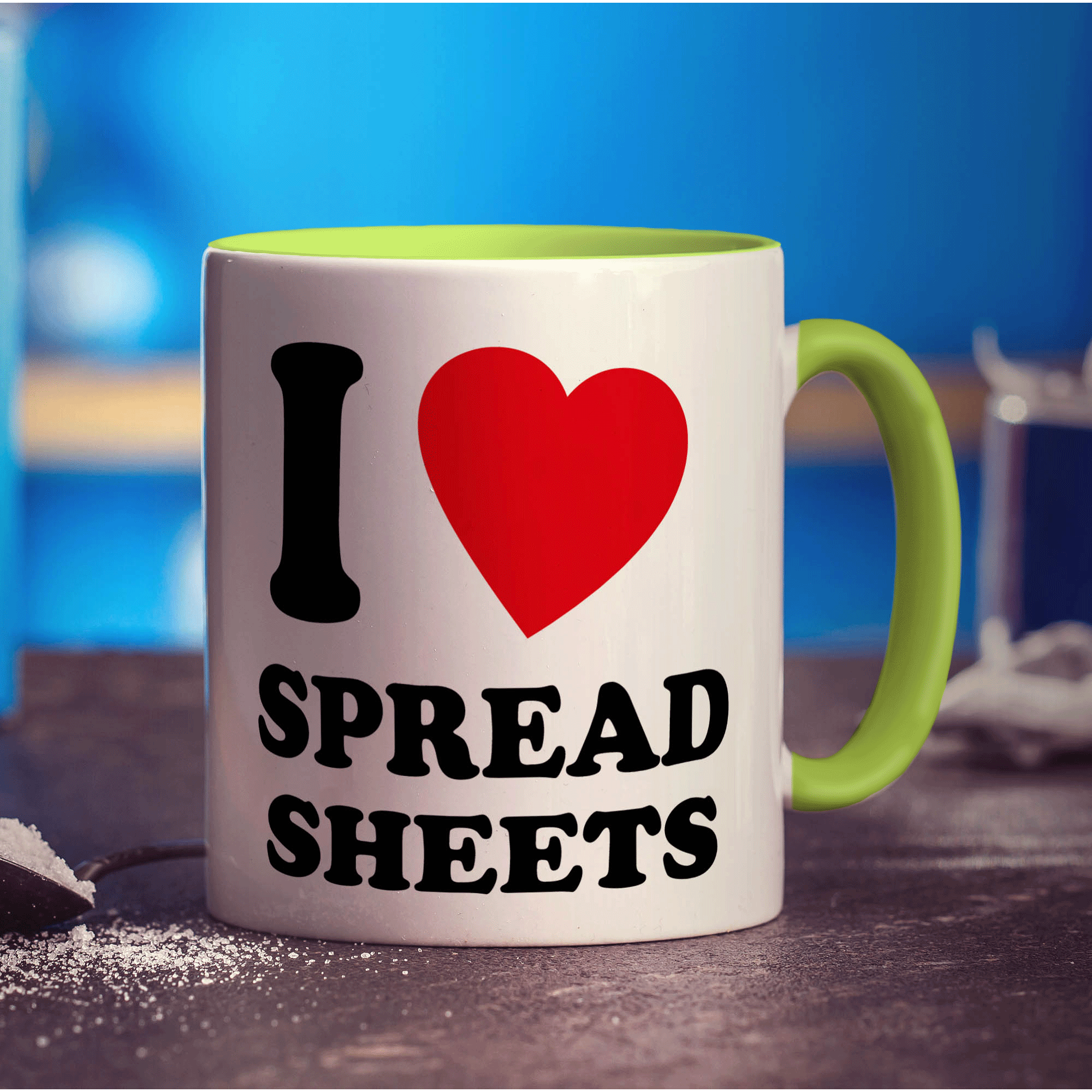 I Heart Spreadsheets Mug