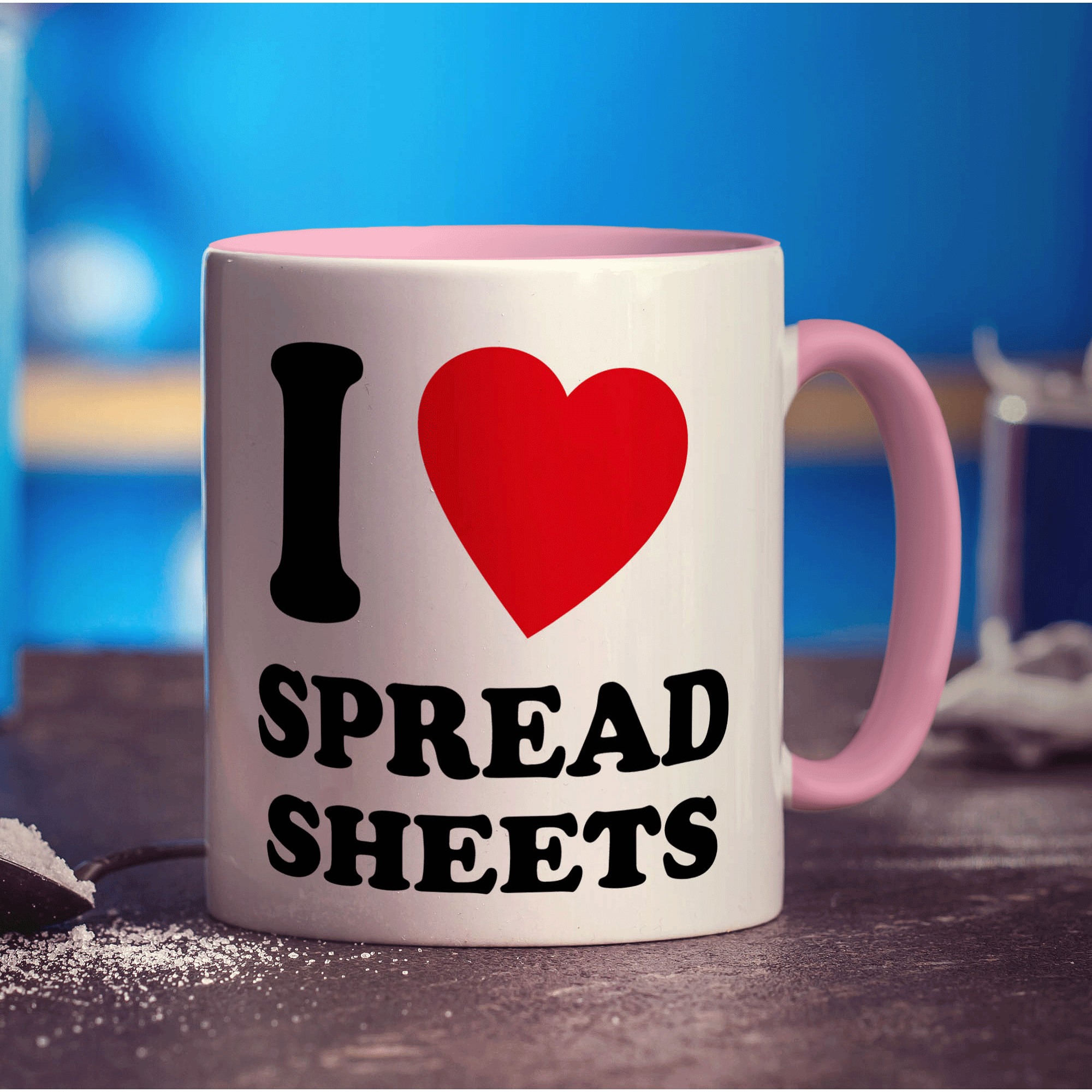 I Heart Spreadsheets Mug