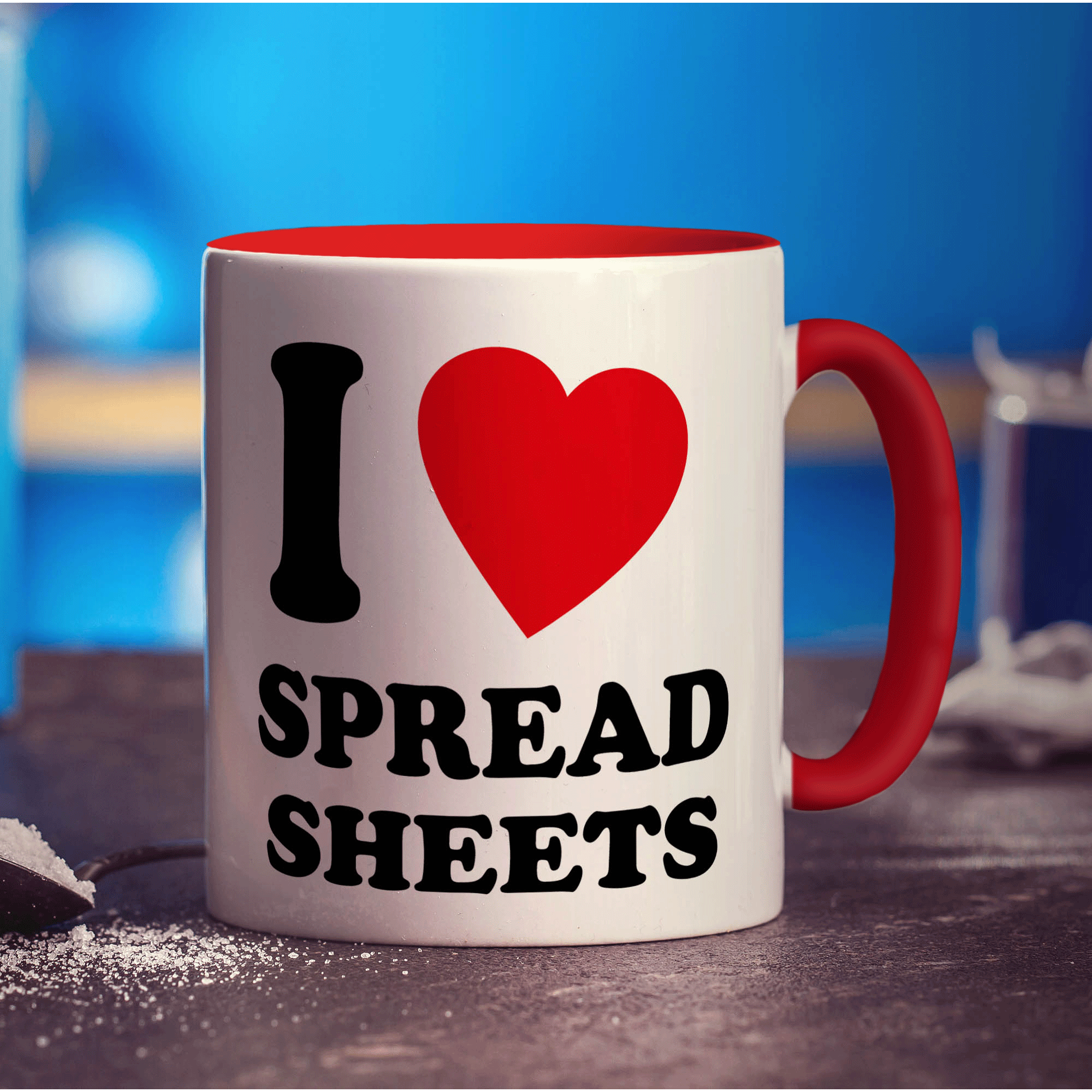 I Heart Spreadsheets Mug