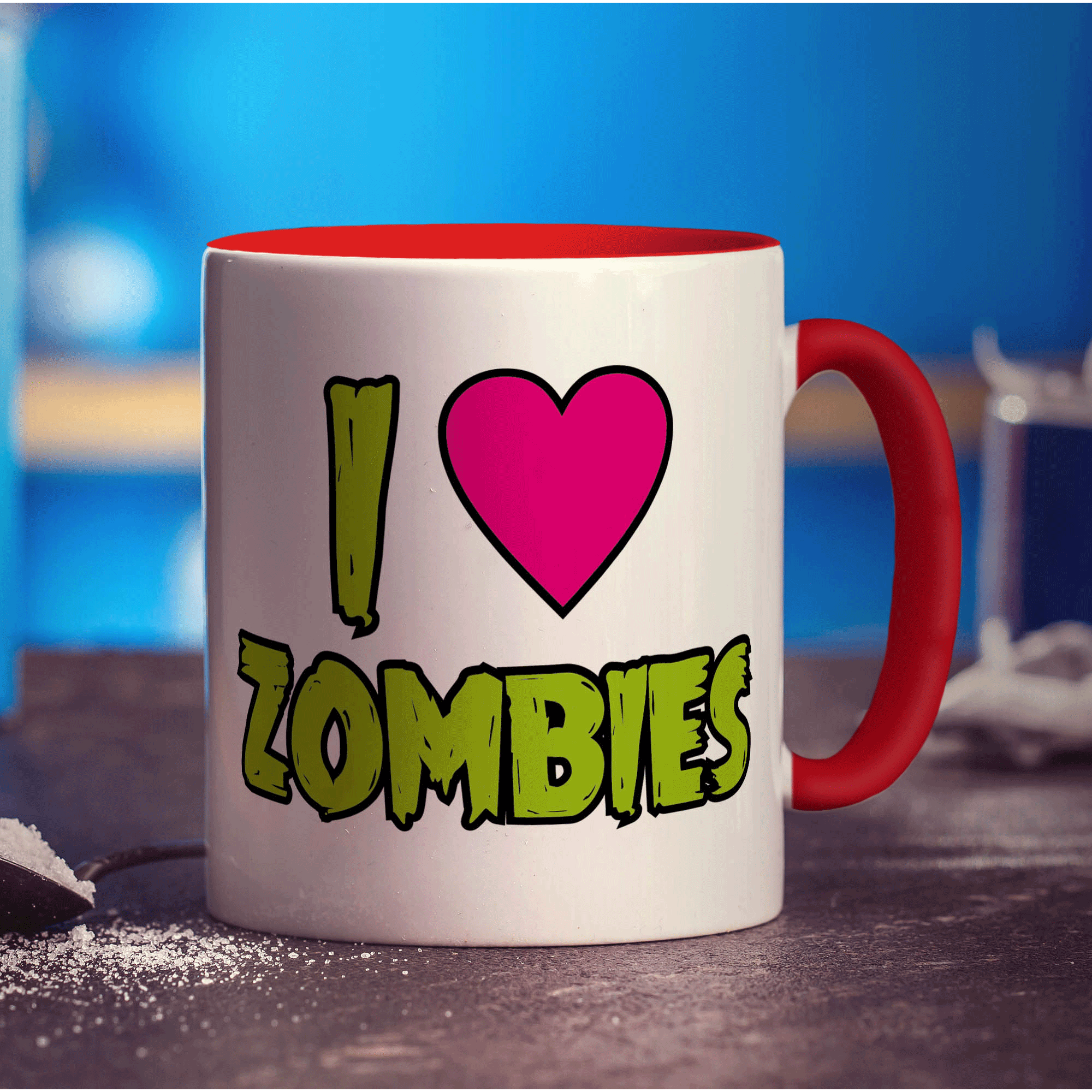 I Heart Zombies Mug