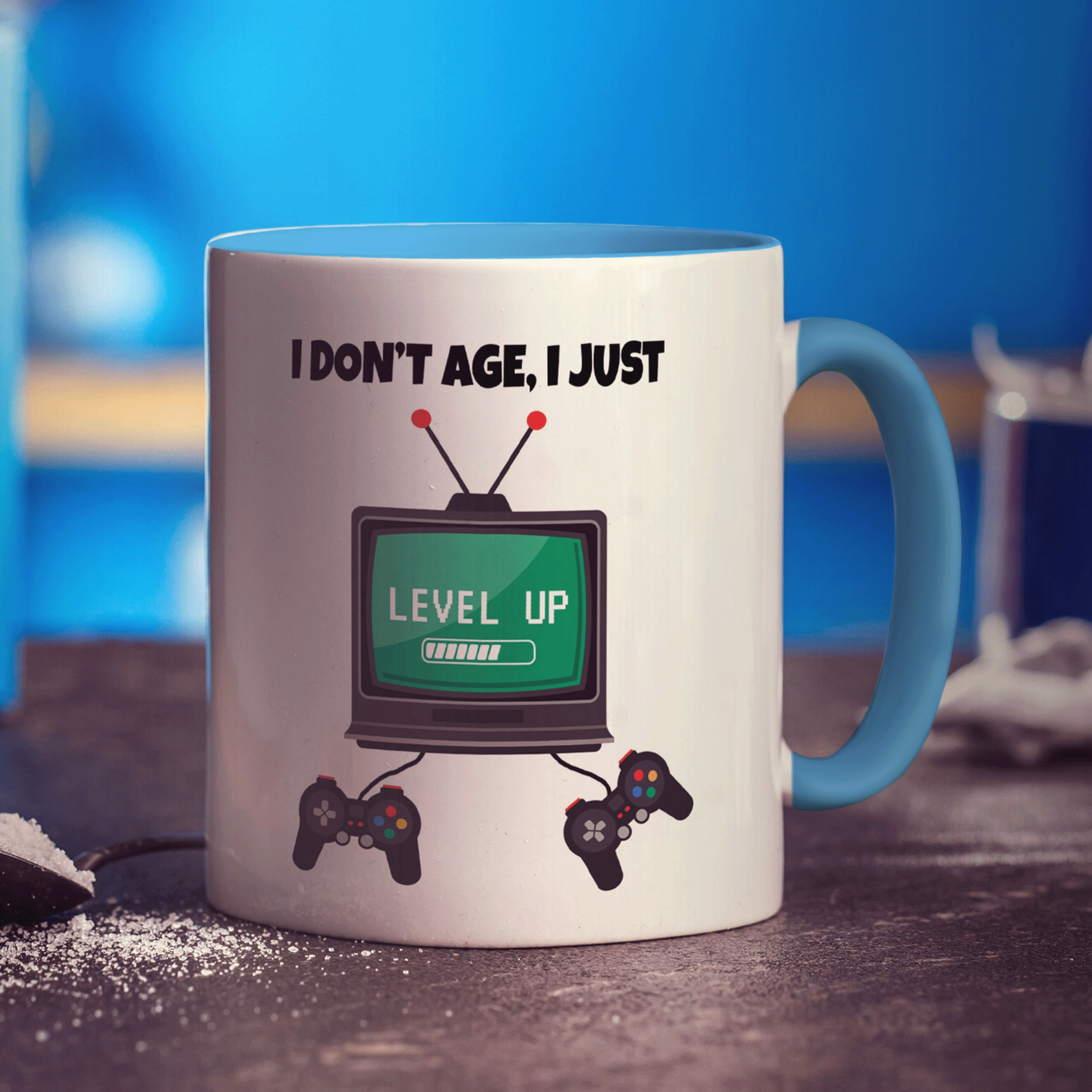 I Don't Age I Just Level Up Mug