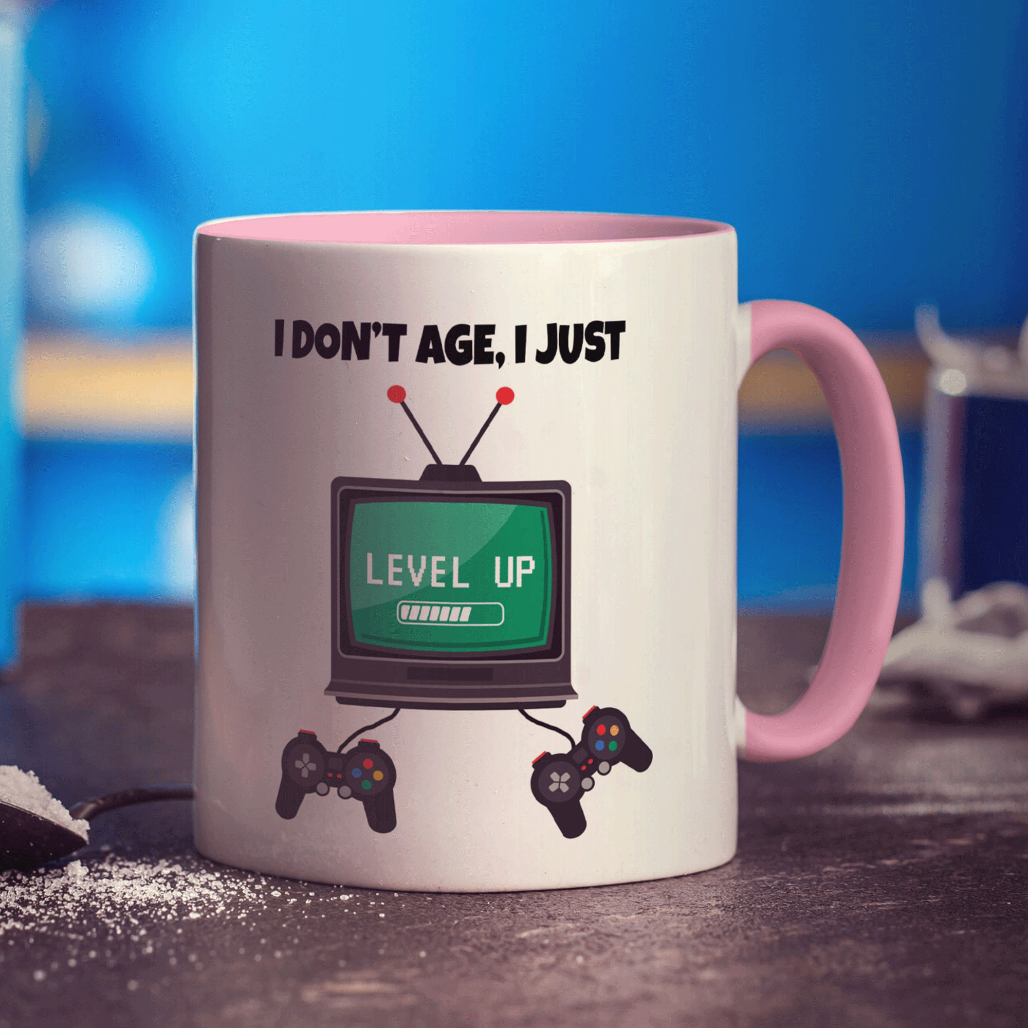 I Don't Age I Just Level Up Mug