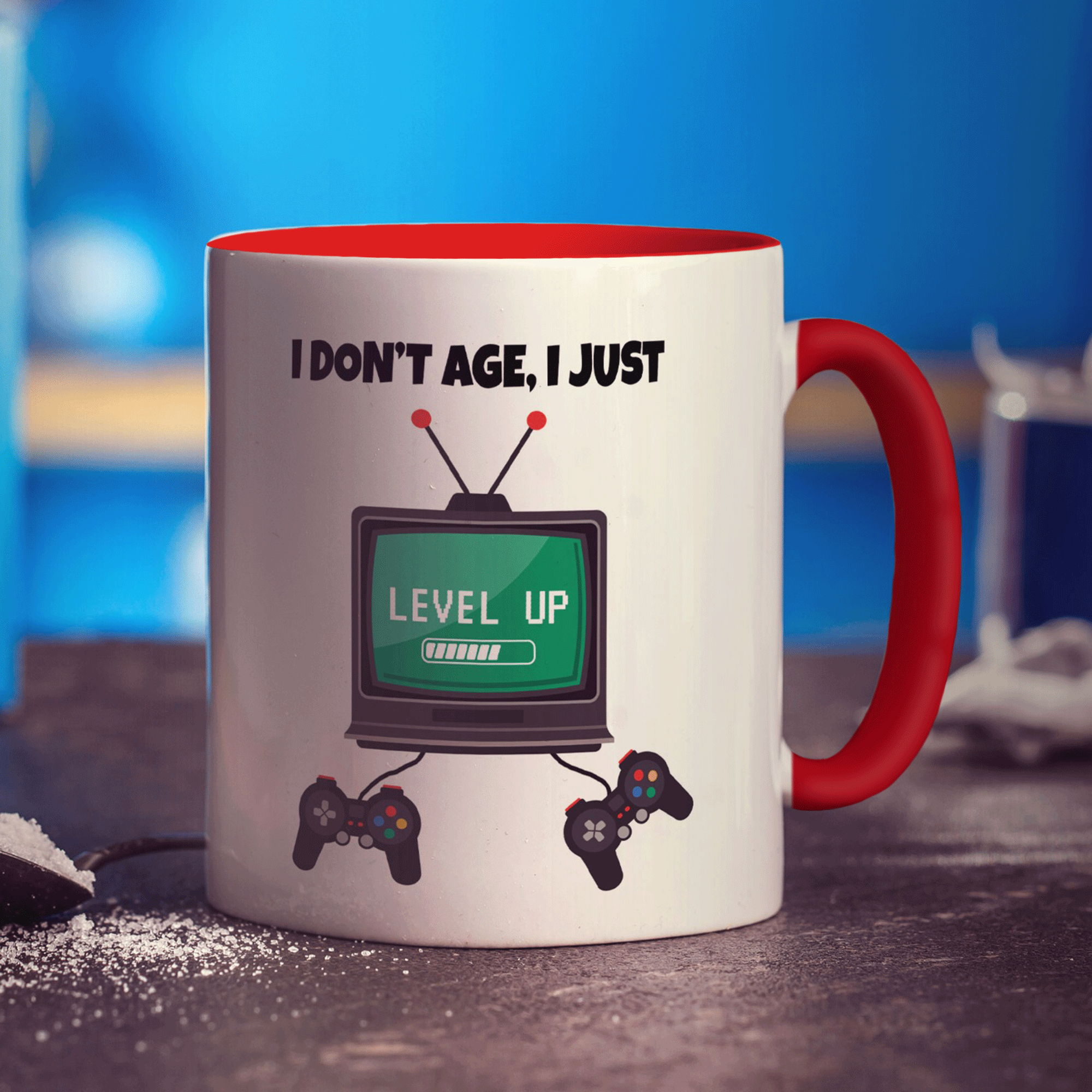 I Don't Age I Just Level Up Mug