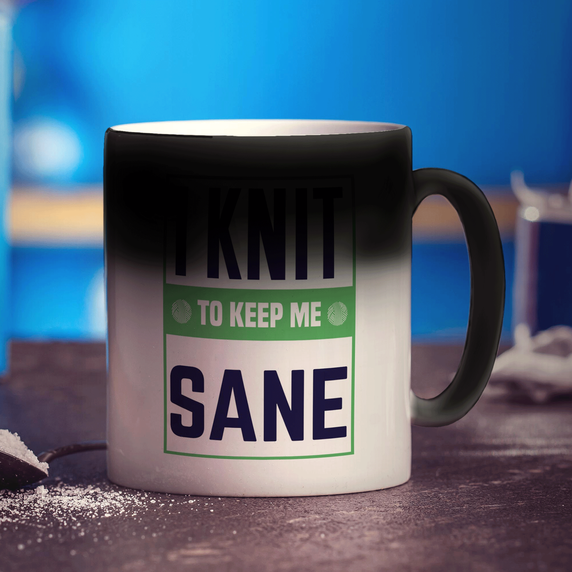 I Knit To Keep Me Sane Mug