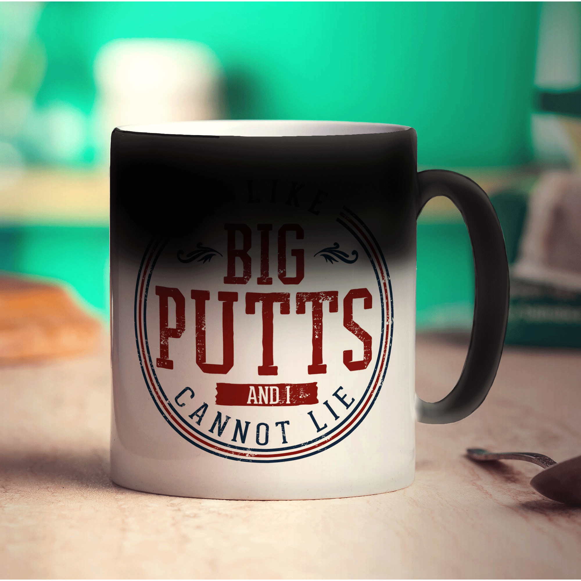 I Like Big Putts And I Cannot Lie Mug - Standard 330ml (11oz) / Magic Mug