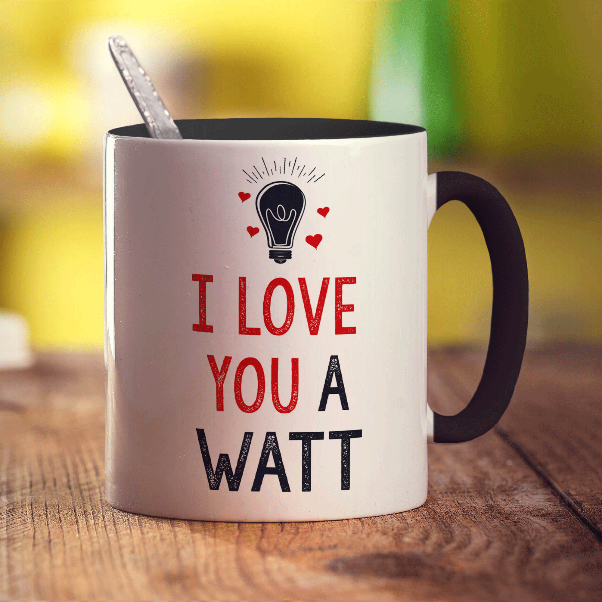 I Love You a Watt Mug