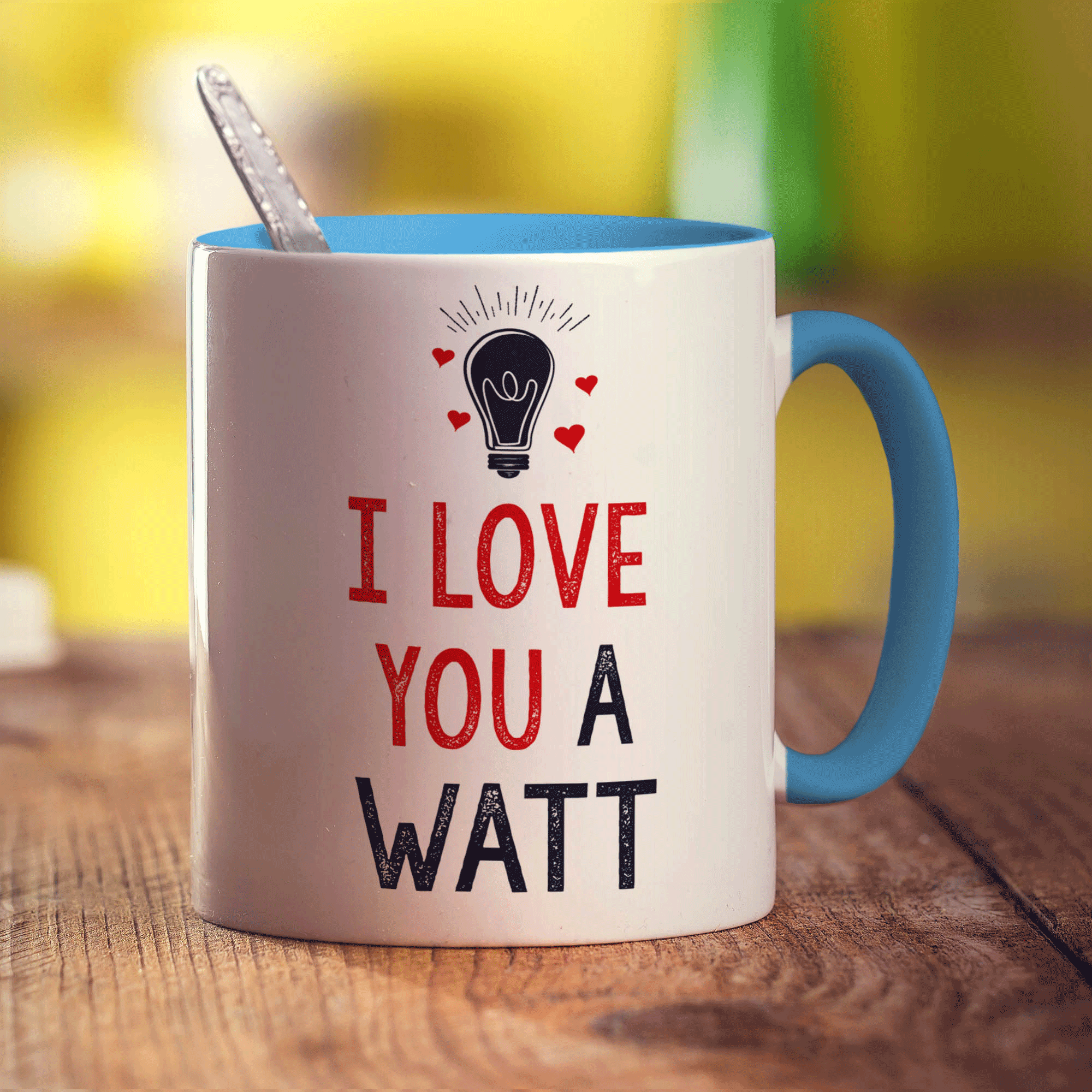 I Love You a Watt Mug