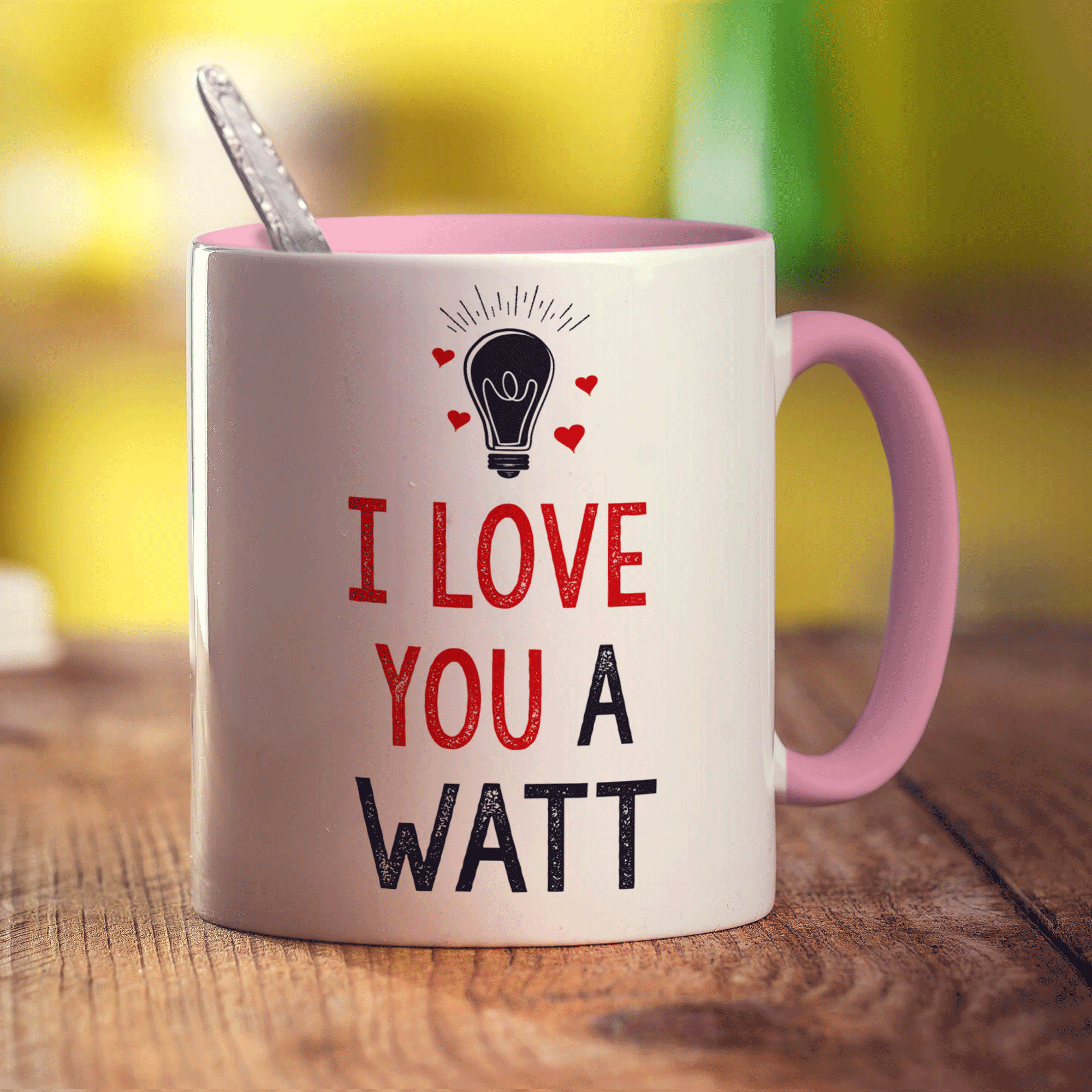 I Love You a Watt Mug