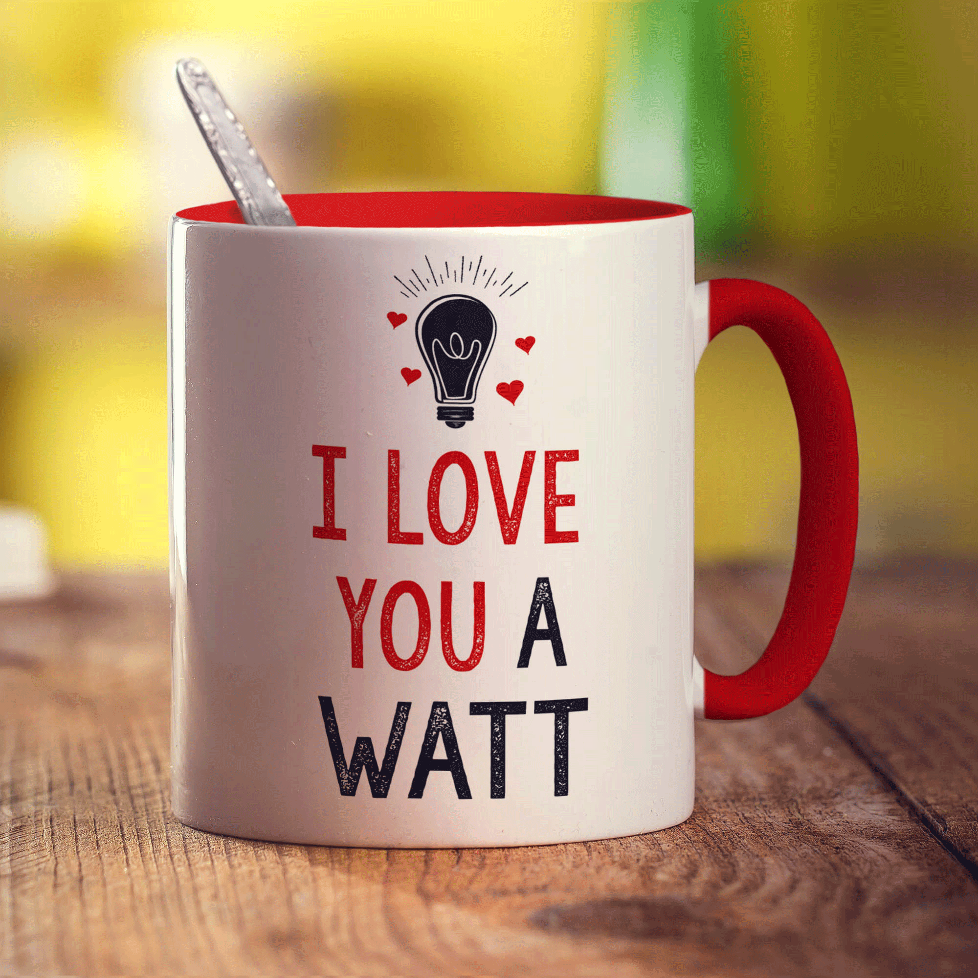 I Love You a Watt Mug