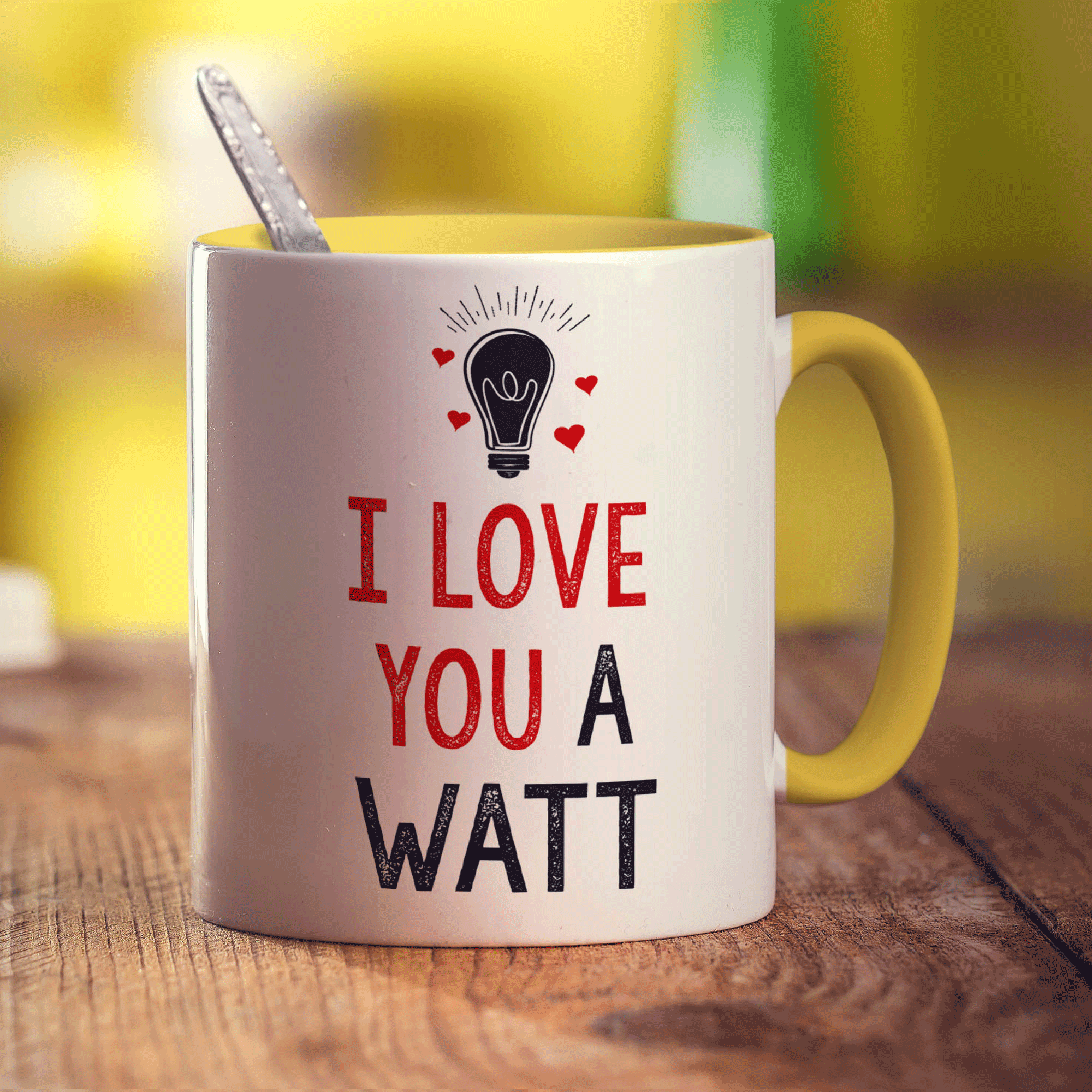 I Love You a Watt Mug