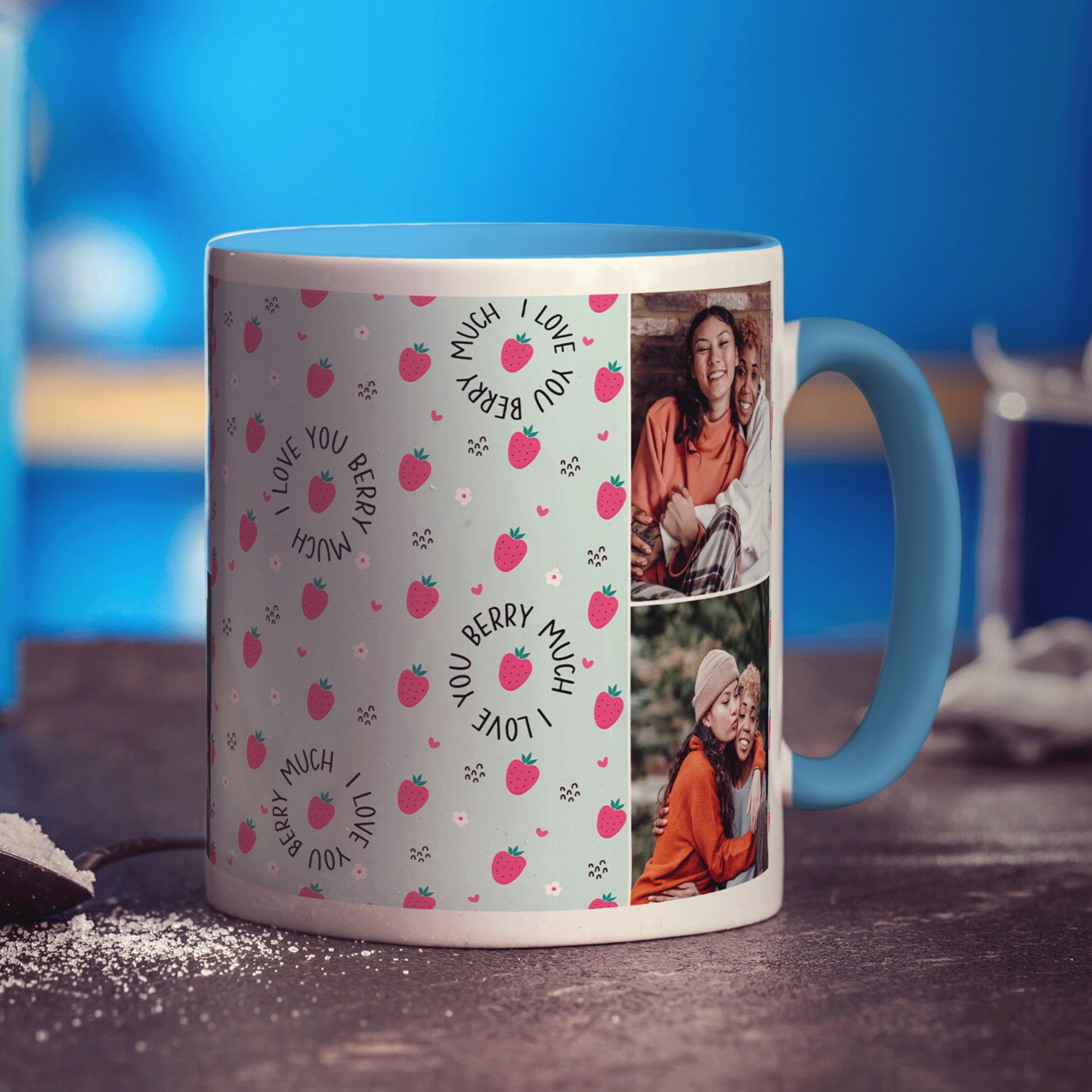 I Love You Berry Much Mug