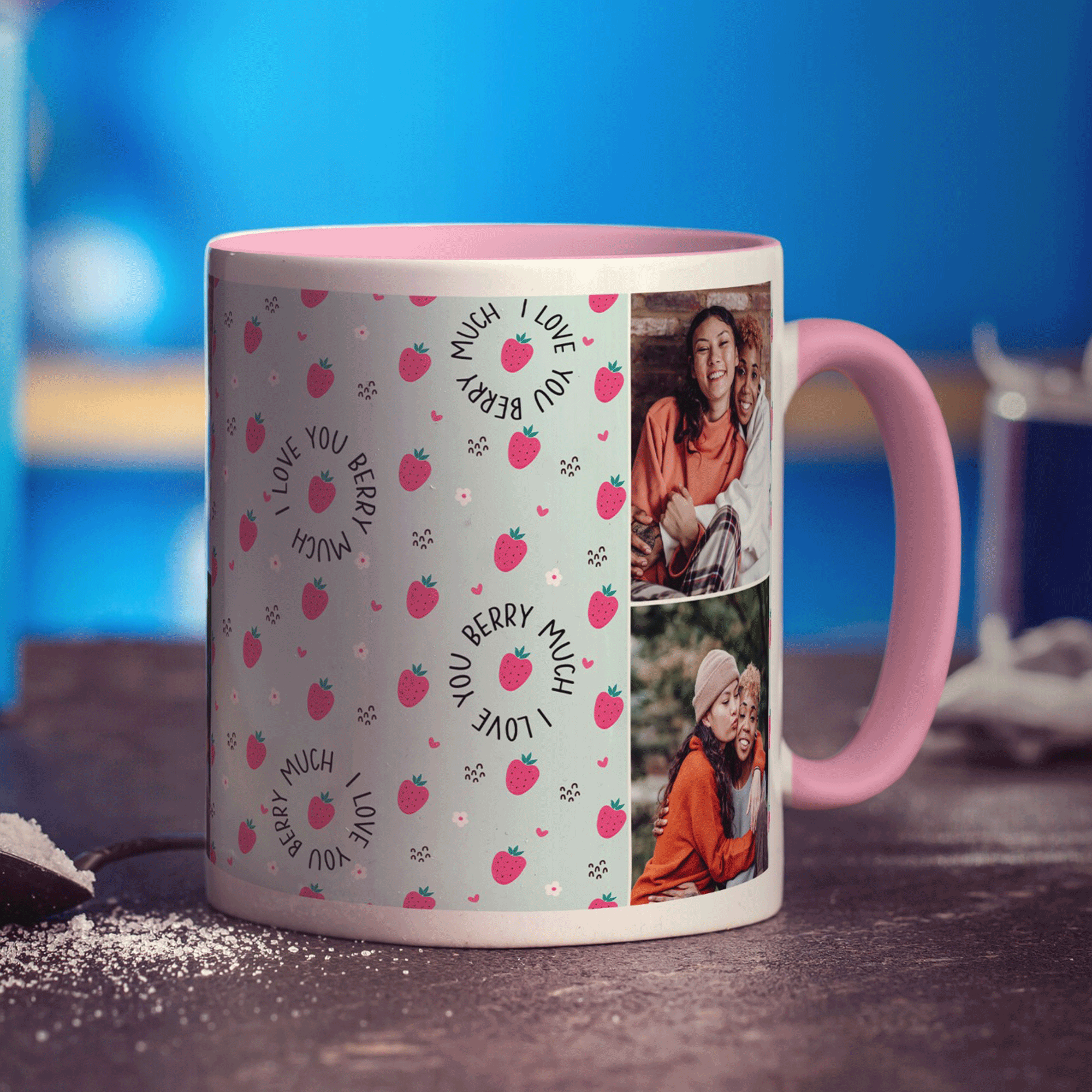 I Love You Berry Much Mug