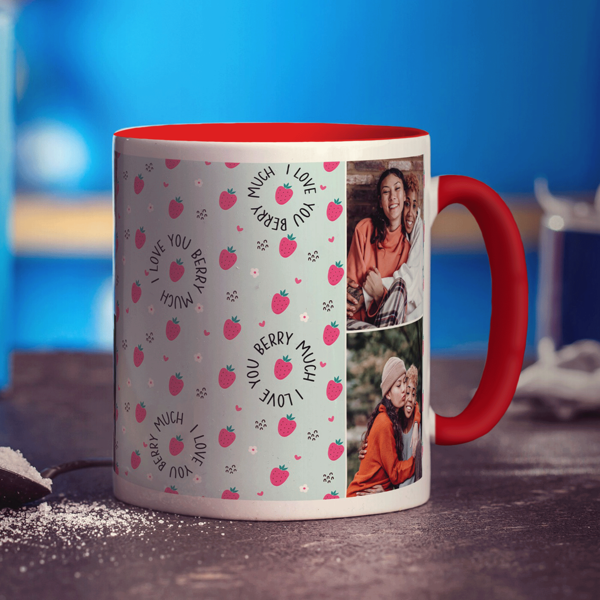 I Love You Berry Much Mug