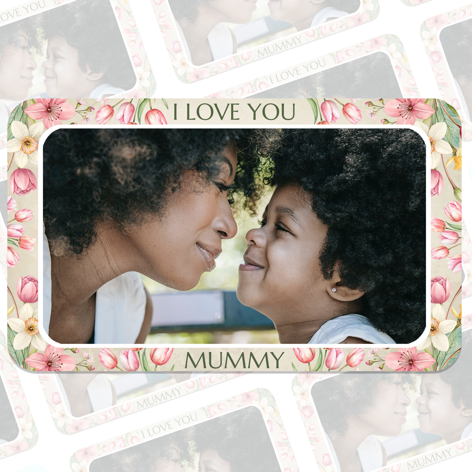 I Love You Mummy Photo Stickers