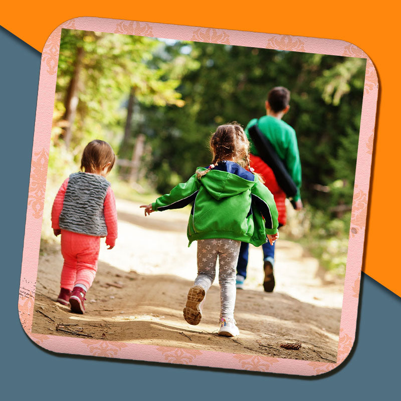 I Love You - Pink Illustrated Wooden Letters Mug