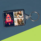 I Love You to the Moon and Back Photo Keyring