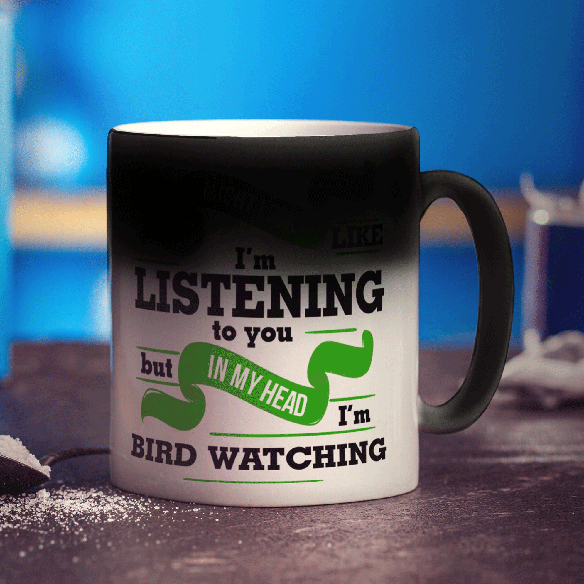 I Might Look Like I'm Listening to you But In My Head I'm Bird Watching Mug - Standard 330ml (11oz) / Magic Mug