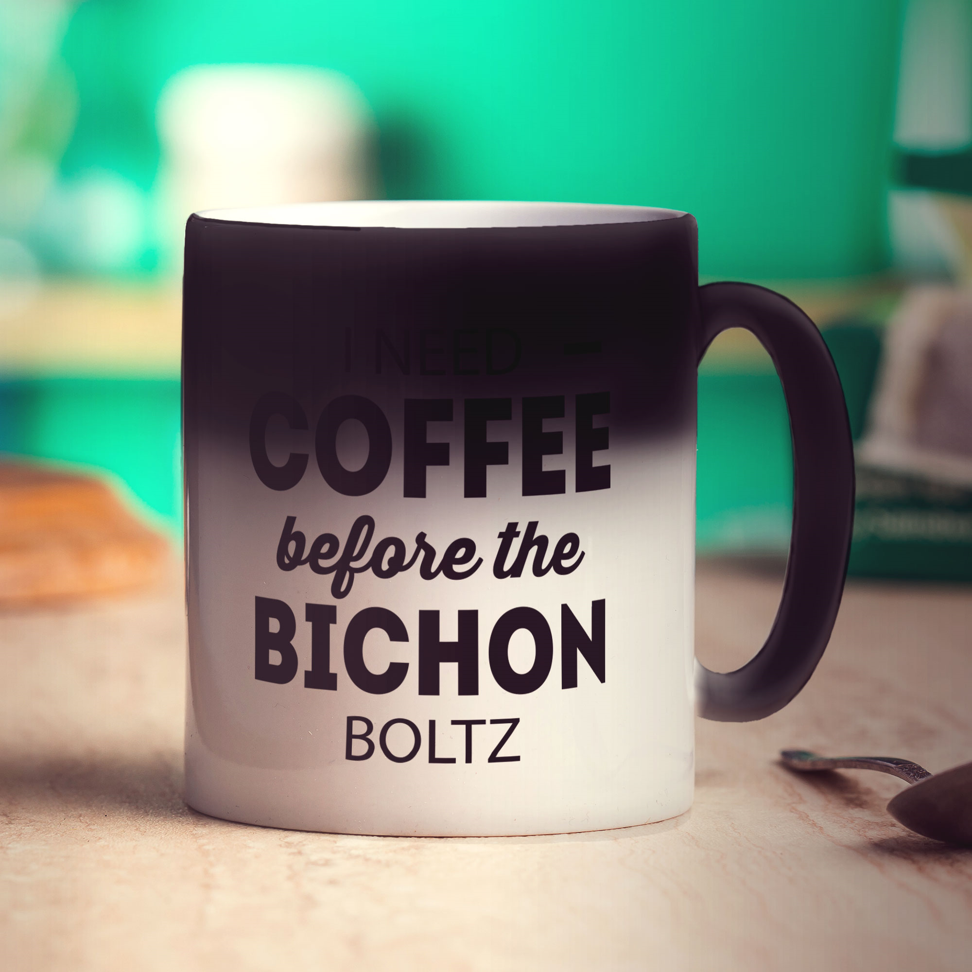 I Need Coffee Before the Bichon Boltz Mug - Standard 330ml (11oz) / Magic Mug