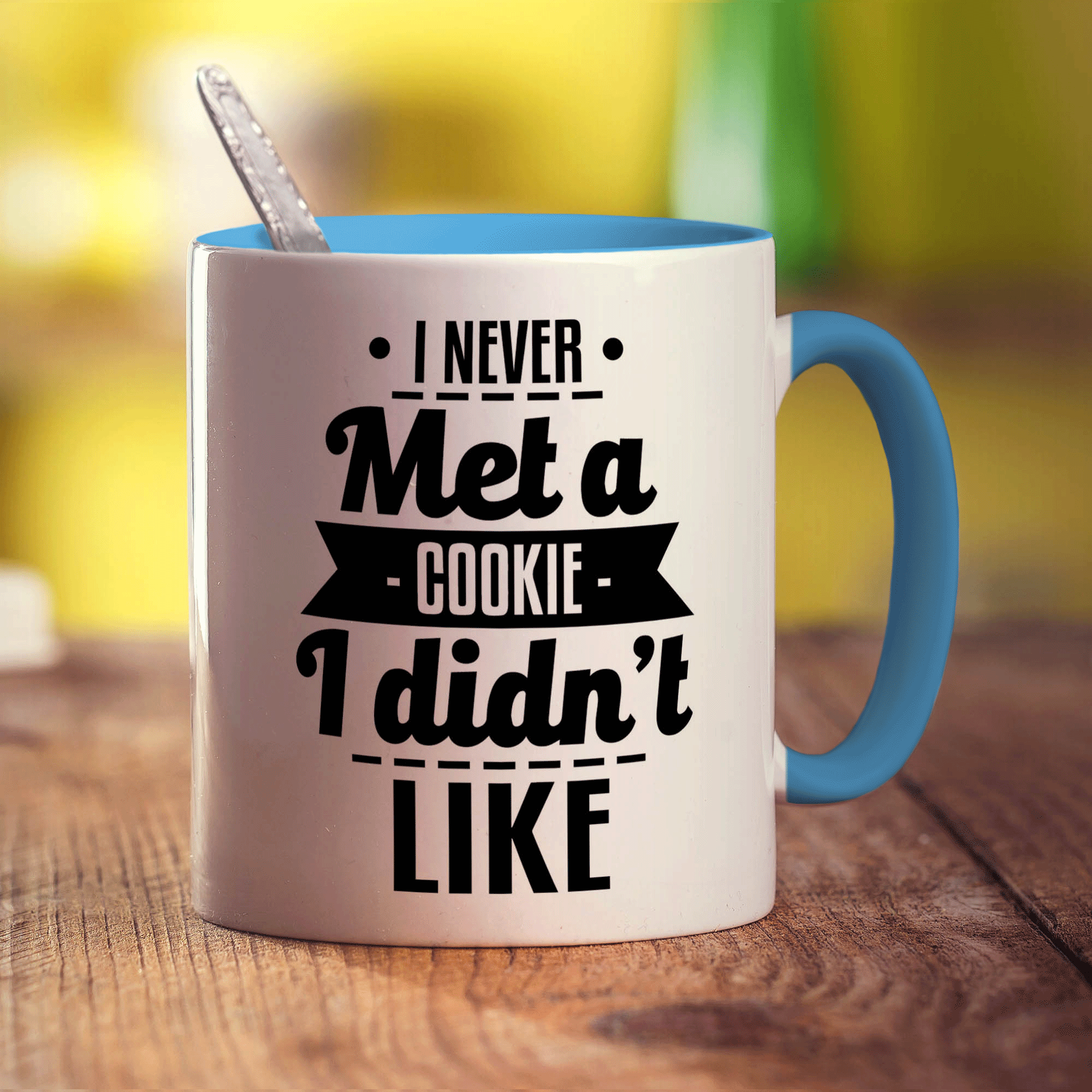 I Never Met a Cookie I Didn't Like Mug - Standard 330ml (11oz) / Blue