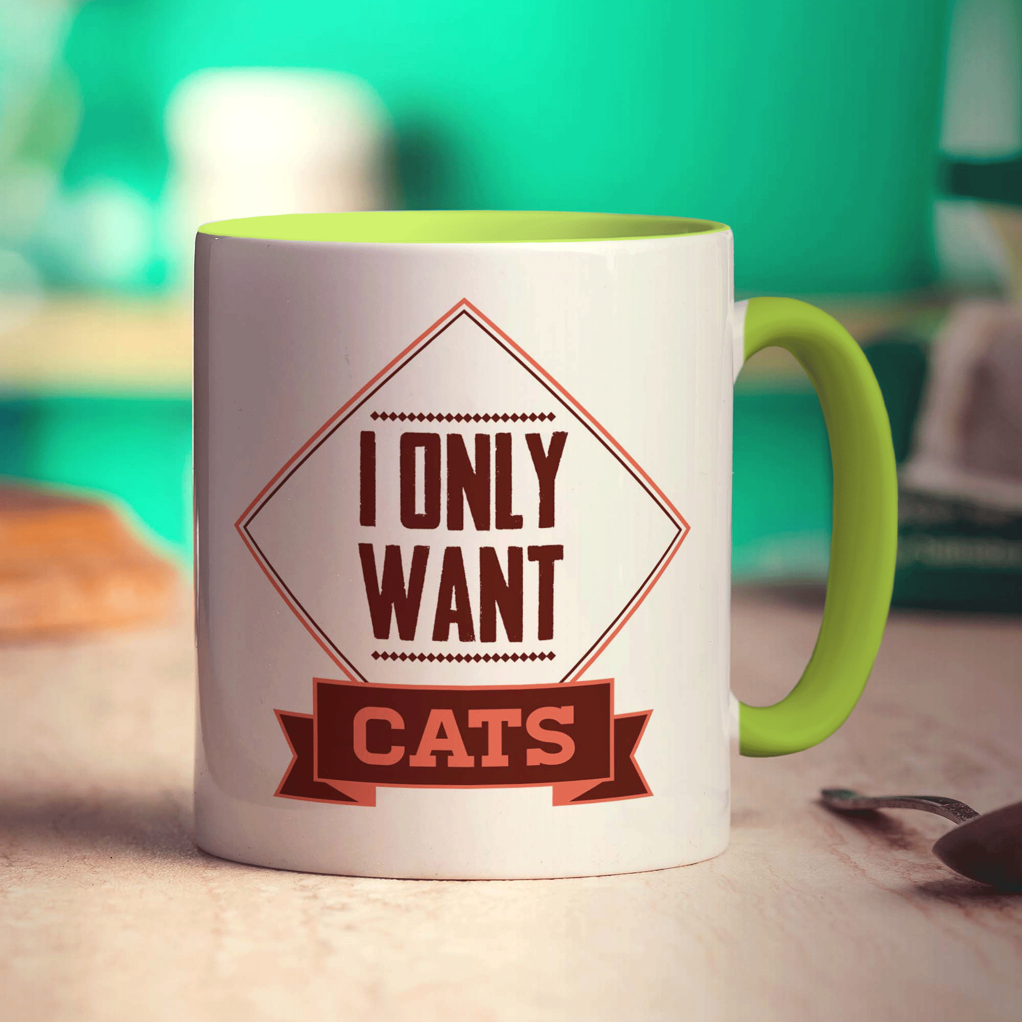 I Only Want Cats Mug