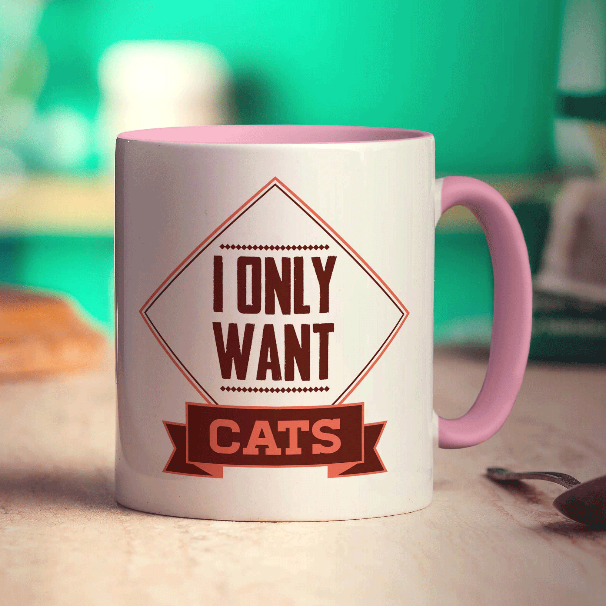 I Only Want Cats Mug