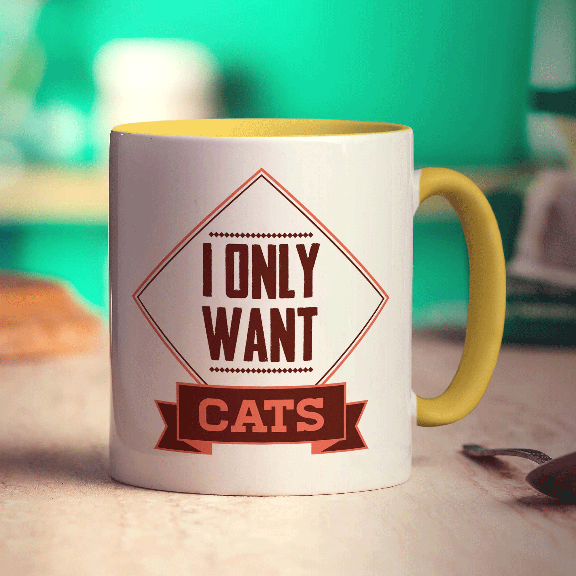 I Only Want Cats Mug