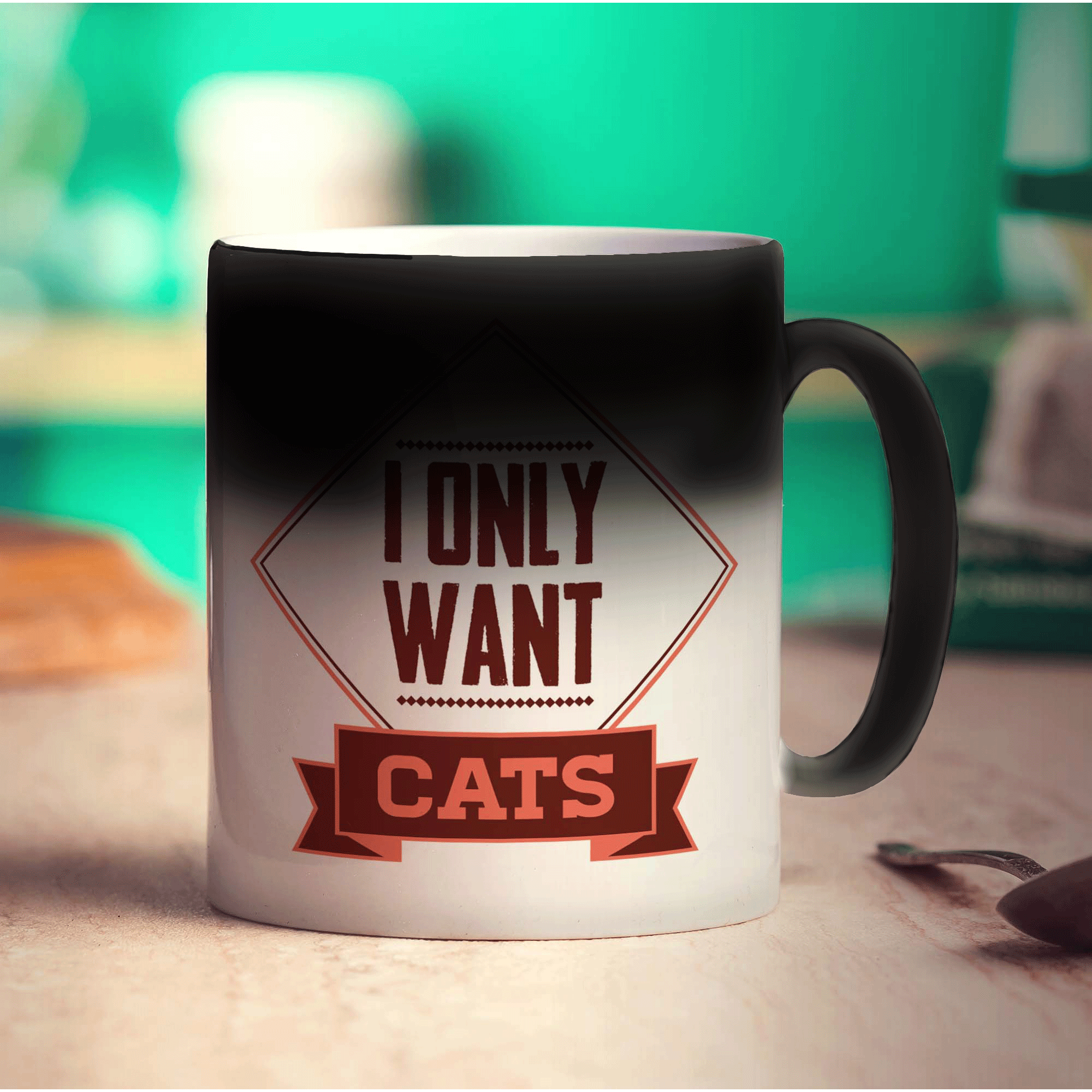 I Only Want Cats Mug