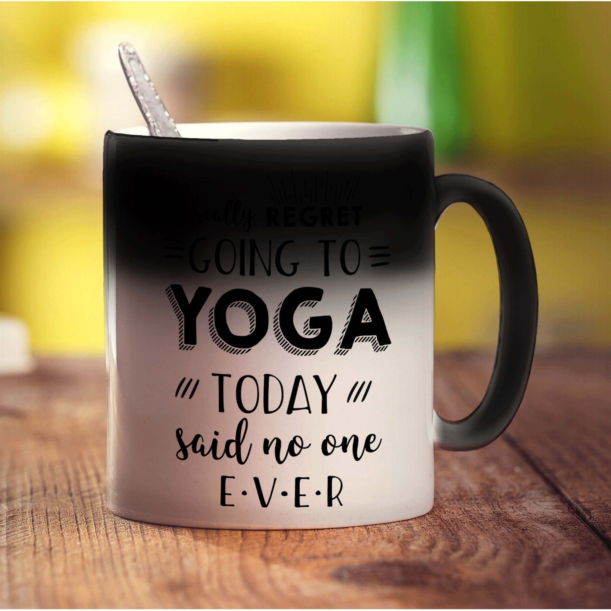 I Really Regret Going to Yoga Today Said No One Ever Mug - Standard 330ml (11oz) / Magic Mug