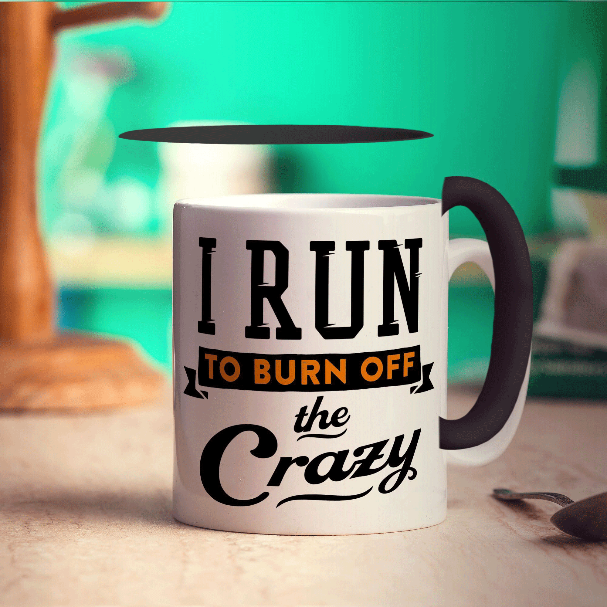 I Run To Burn Off The Crazy Mug