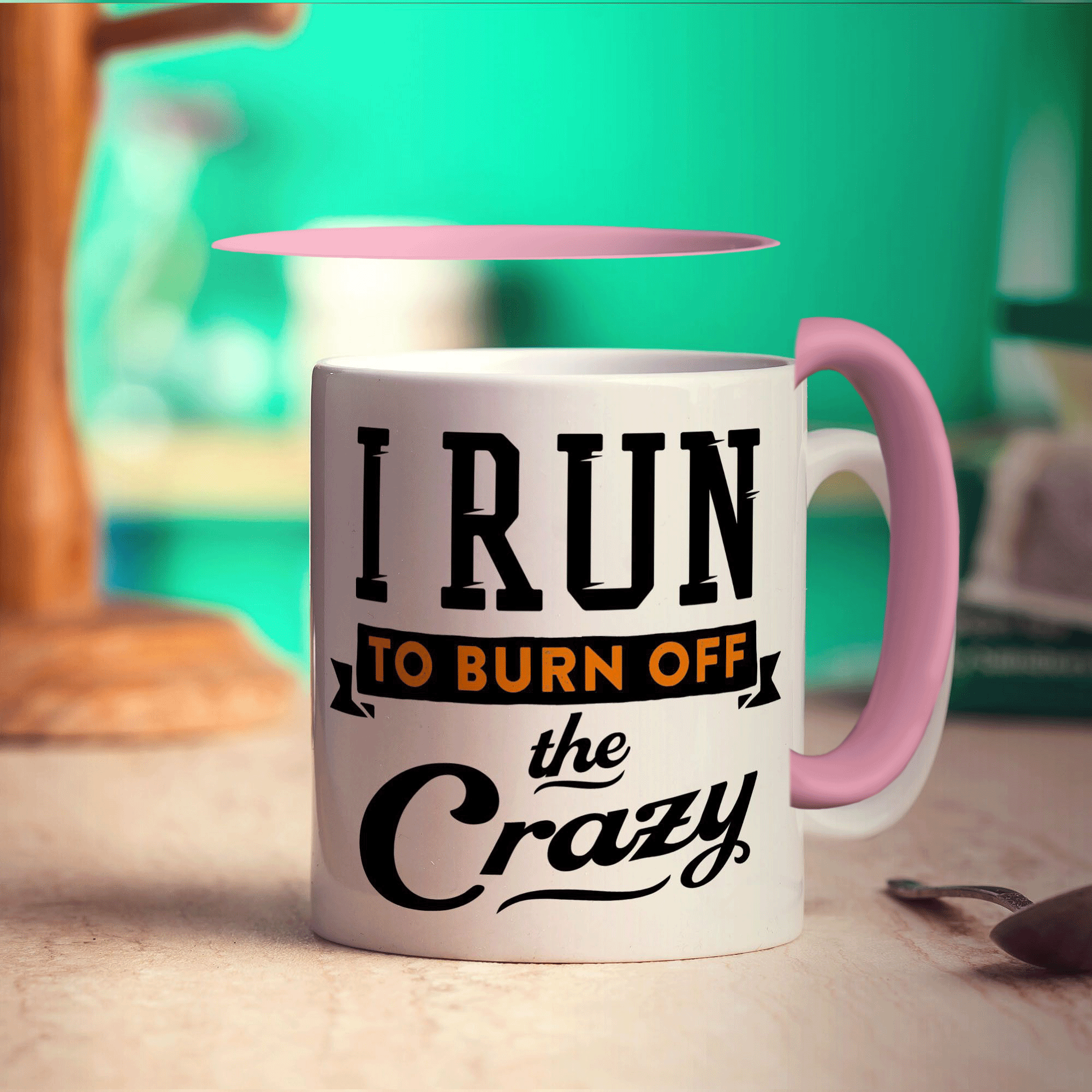 I Run To Burn Off The Crazy Mug
