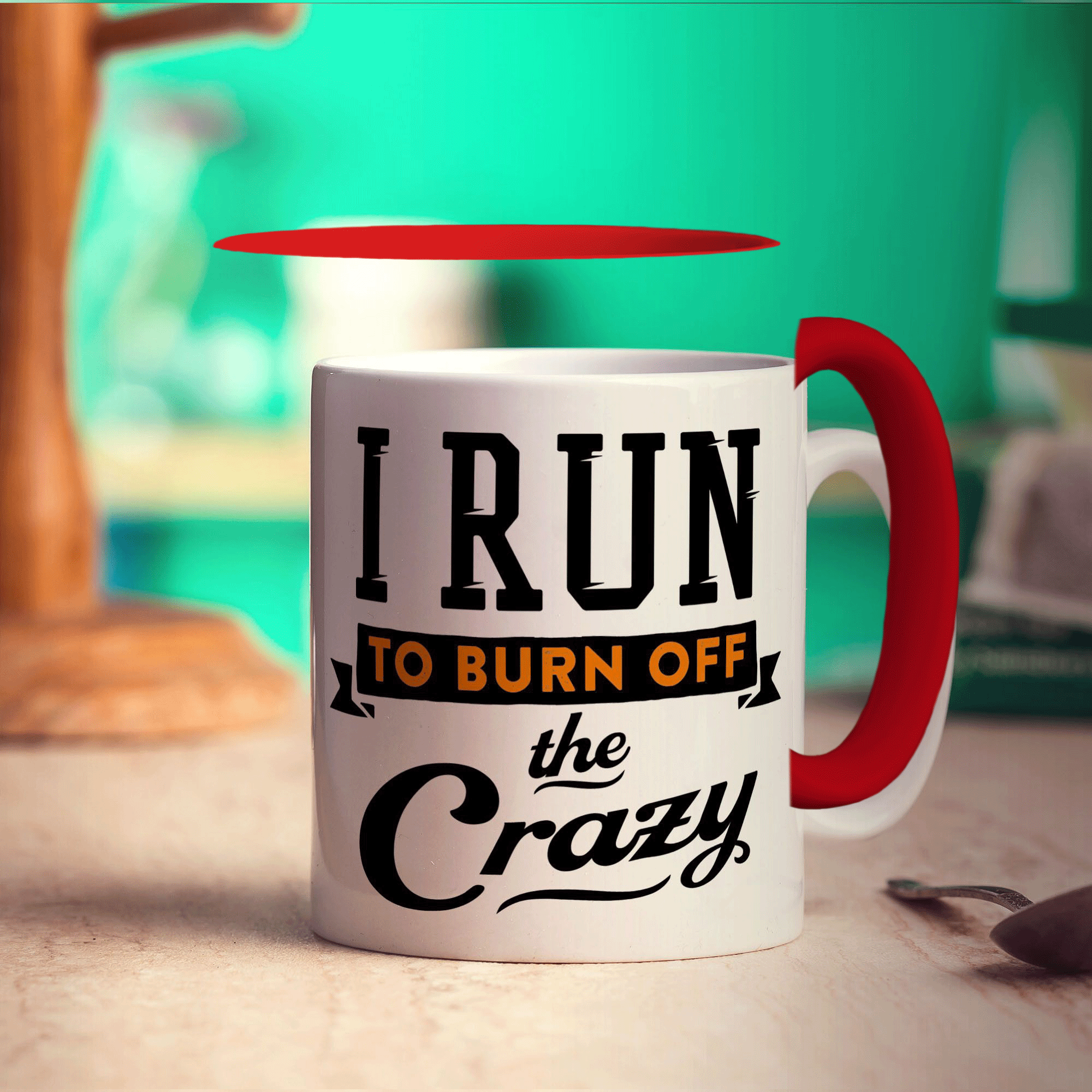 I Run To Burn Off The Crazy Mug