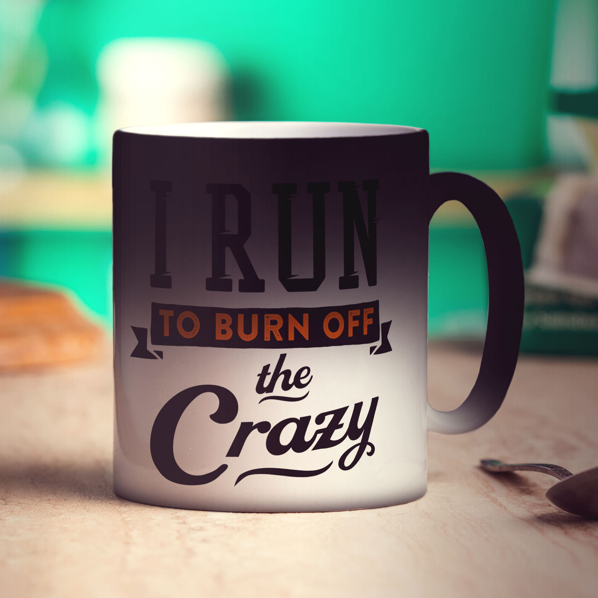 I Run To Burn Off The Crazy Mug