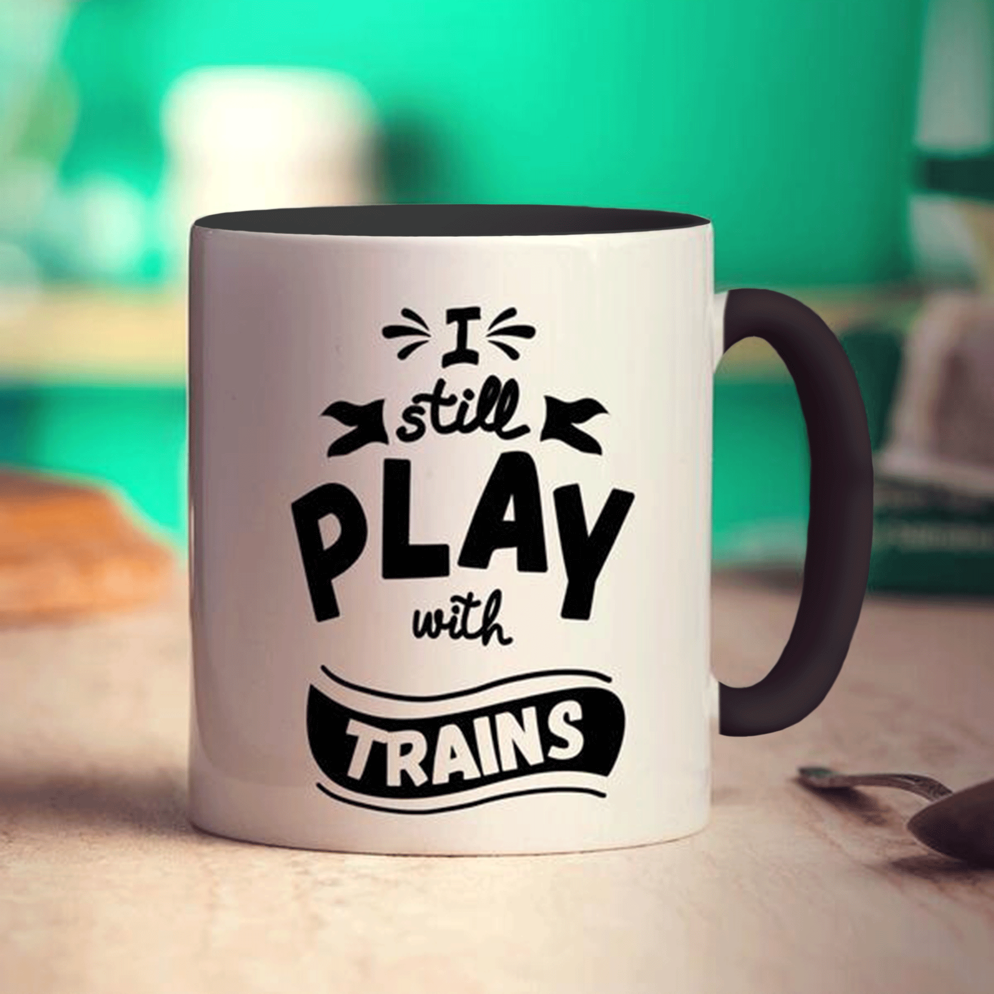 I Still Play with Trains Mug