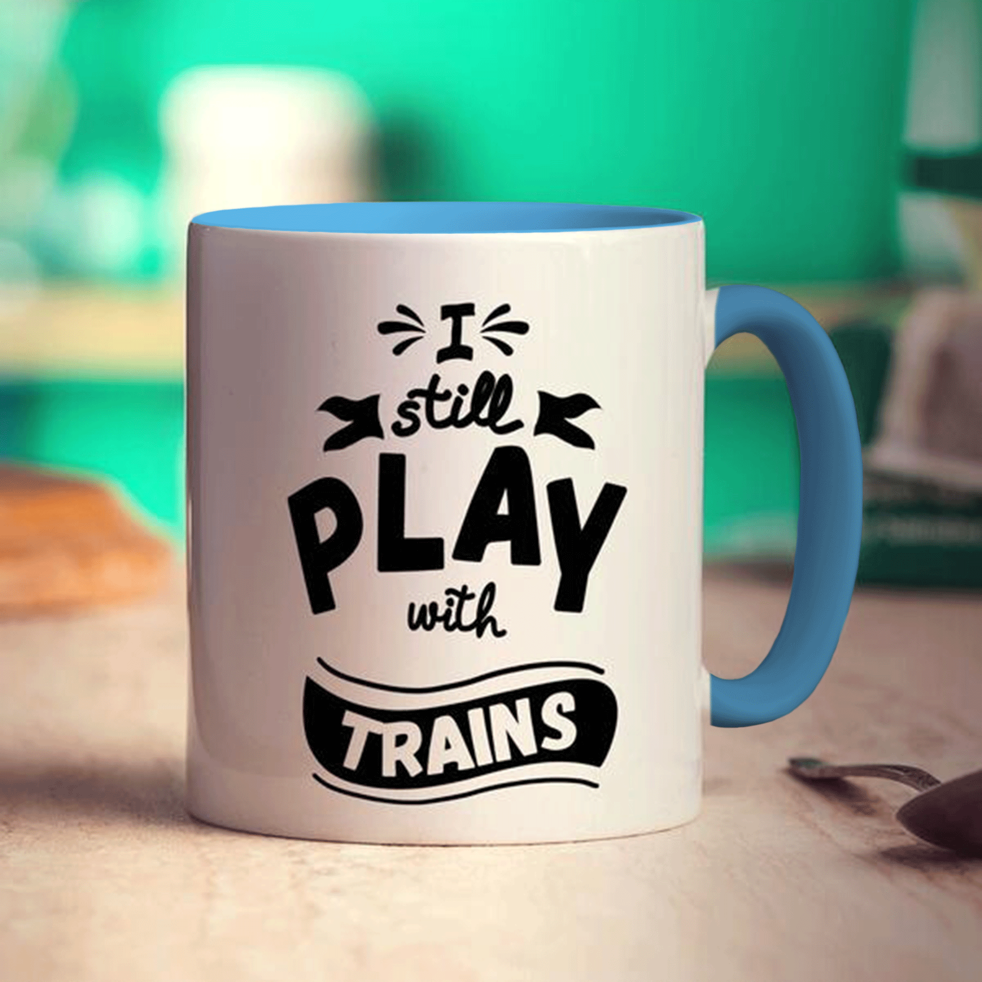 I Still Play with Trains Mug
