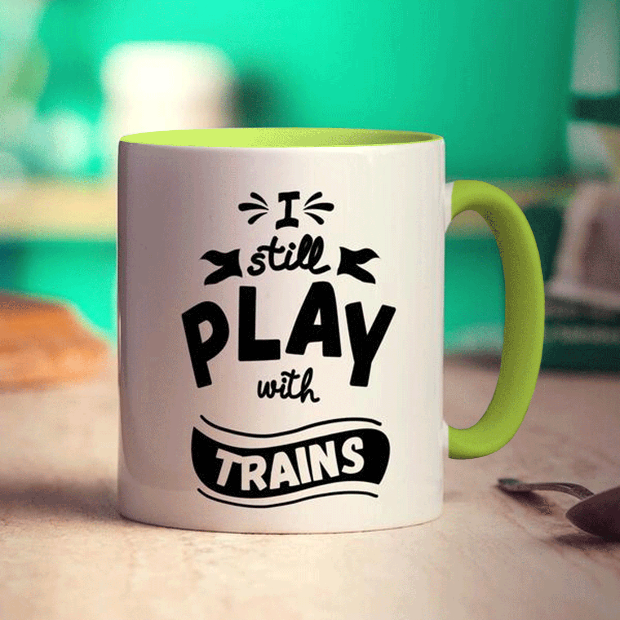 I Still Play with Trains Mug