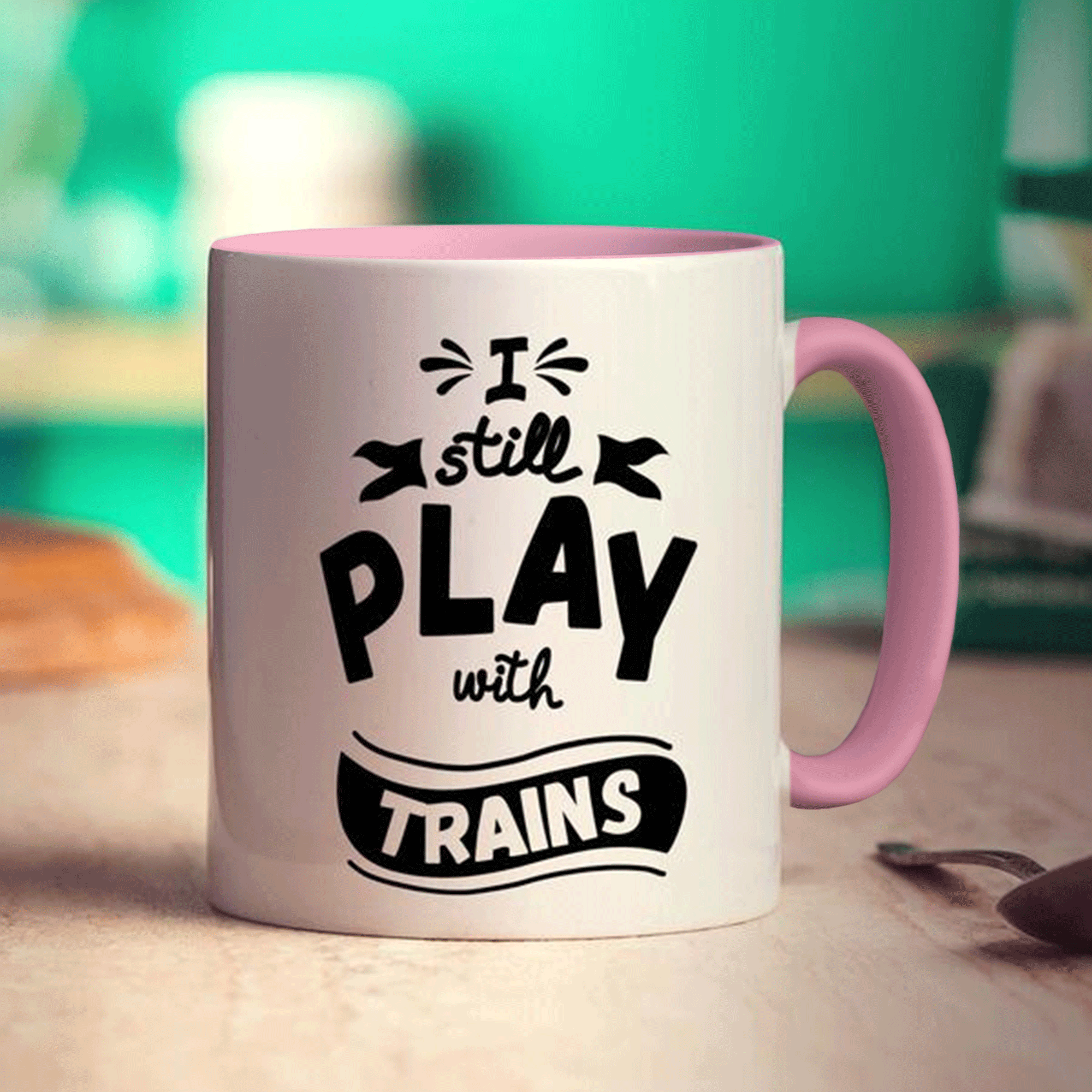 I Still Play with Trains Mug