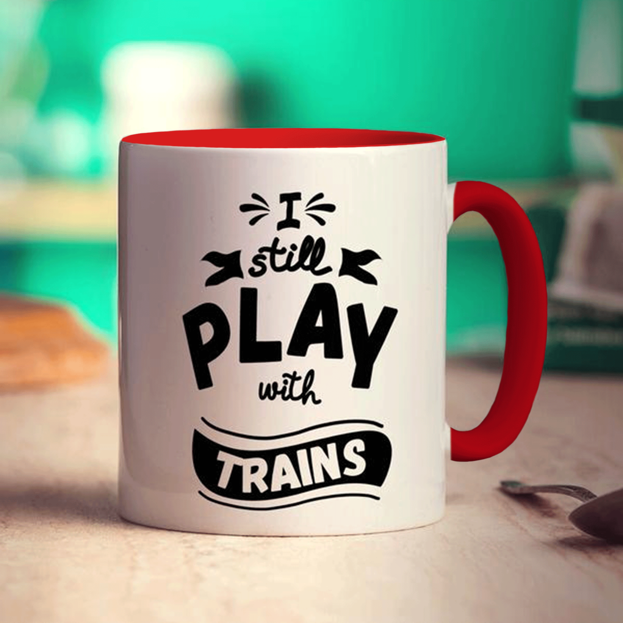 I Still Play with Trains Mug