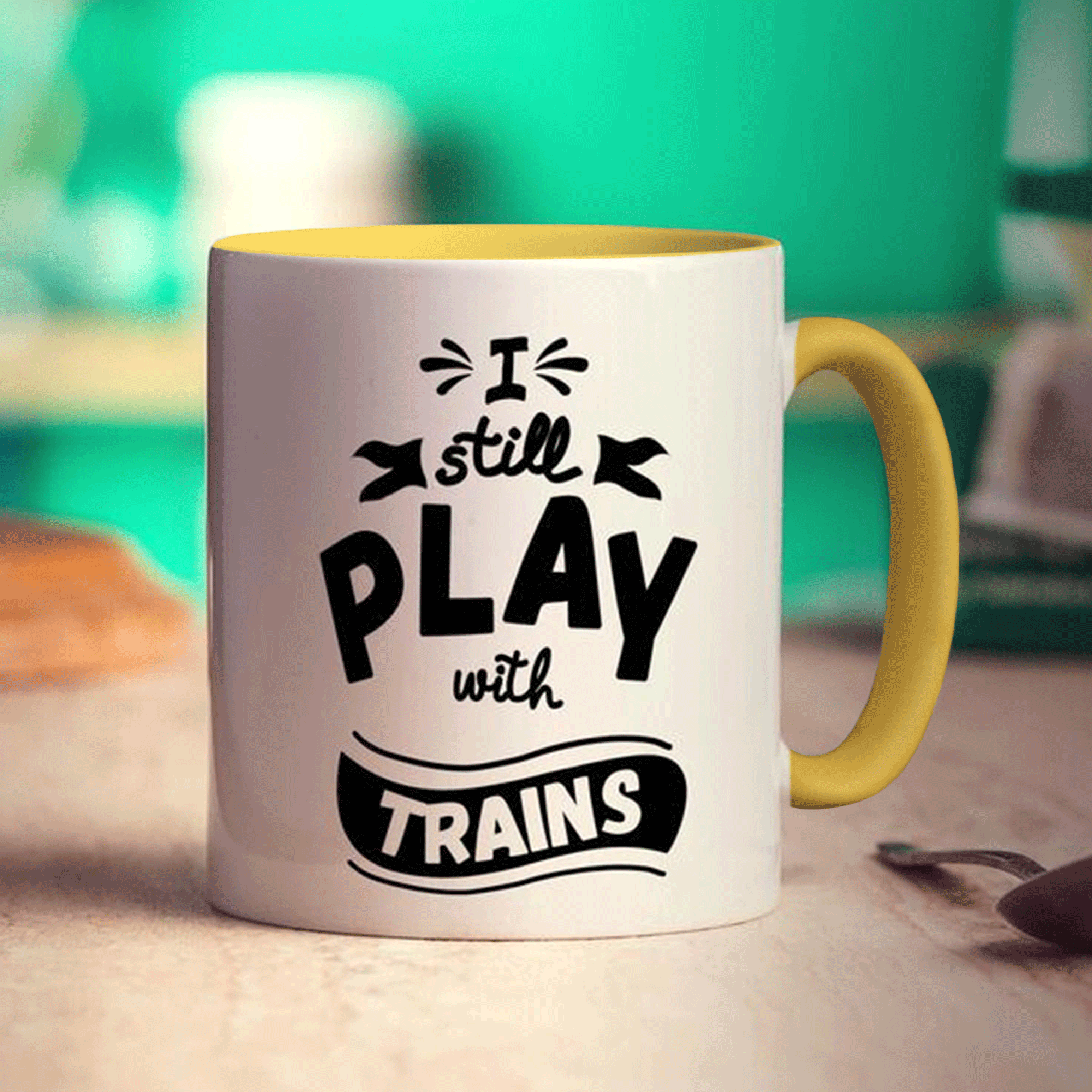 I Still Play with Trains Mug