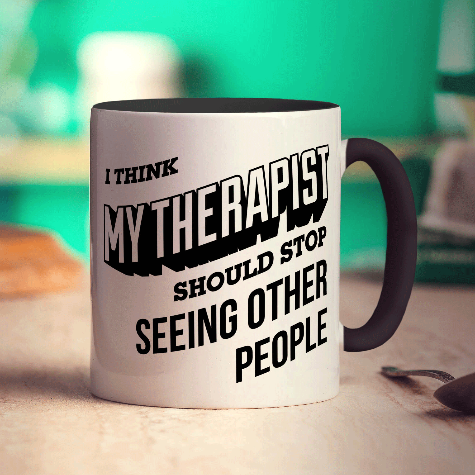 I Think My Therapist Should Stop Seeing Other People Mug - Standard 330ml (11oz) / Black