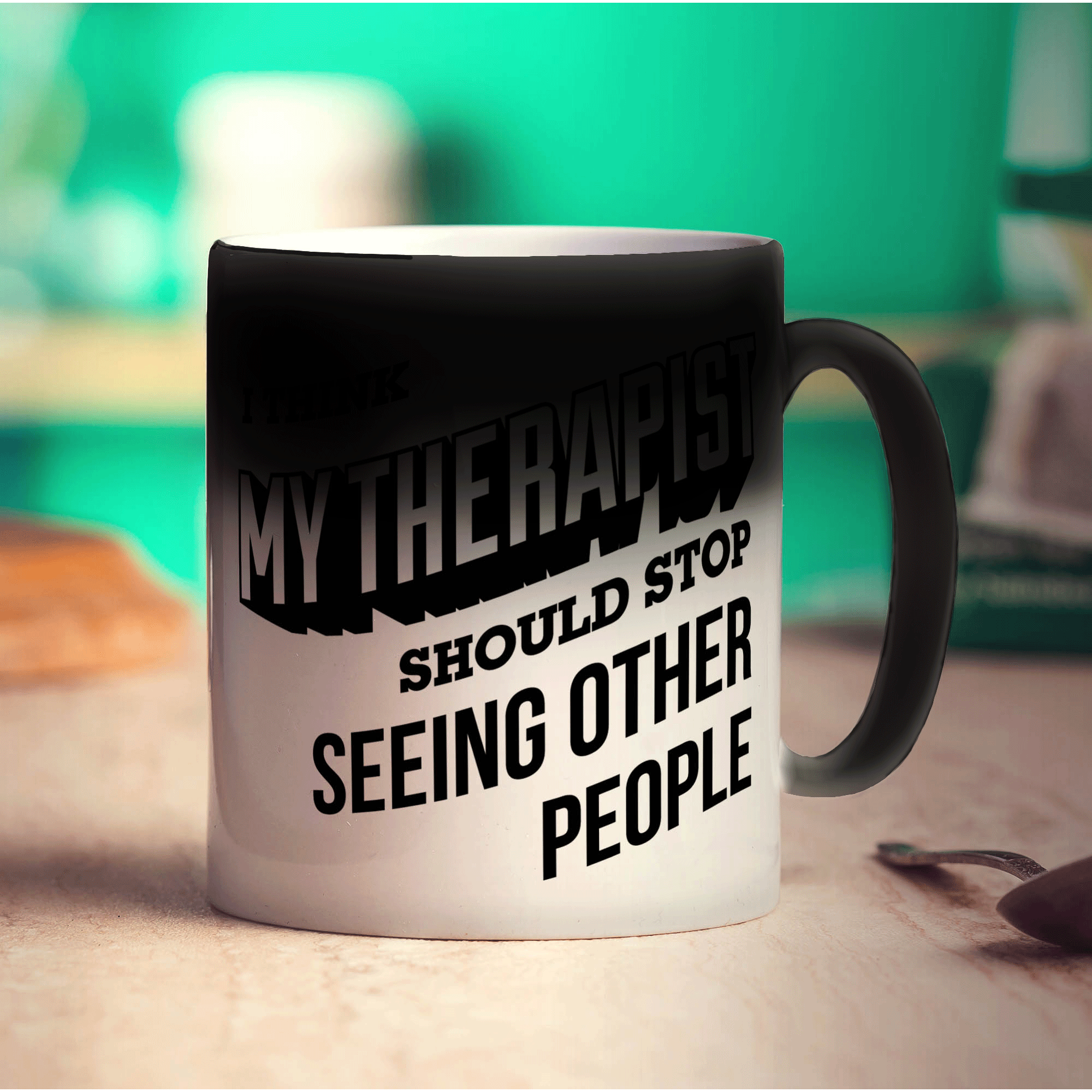 I Think My Therapist Should Stop Seeing Other People Mug - Standard 330ml (11oz) / Magic Mug